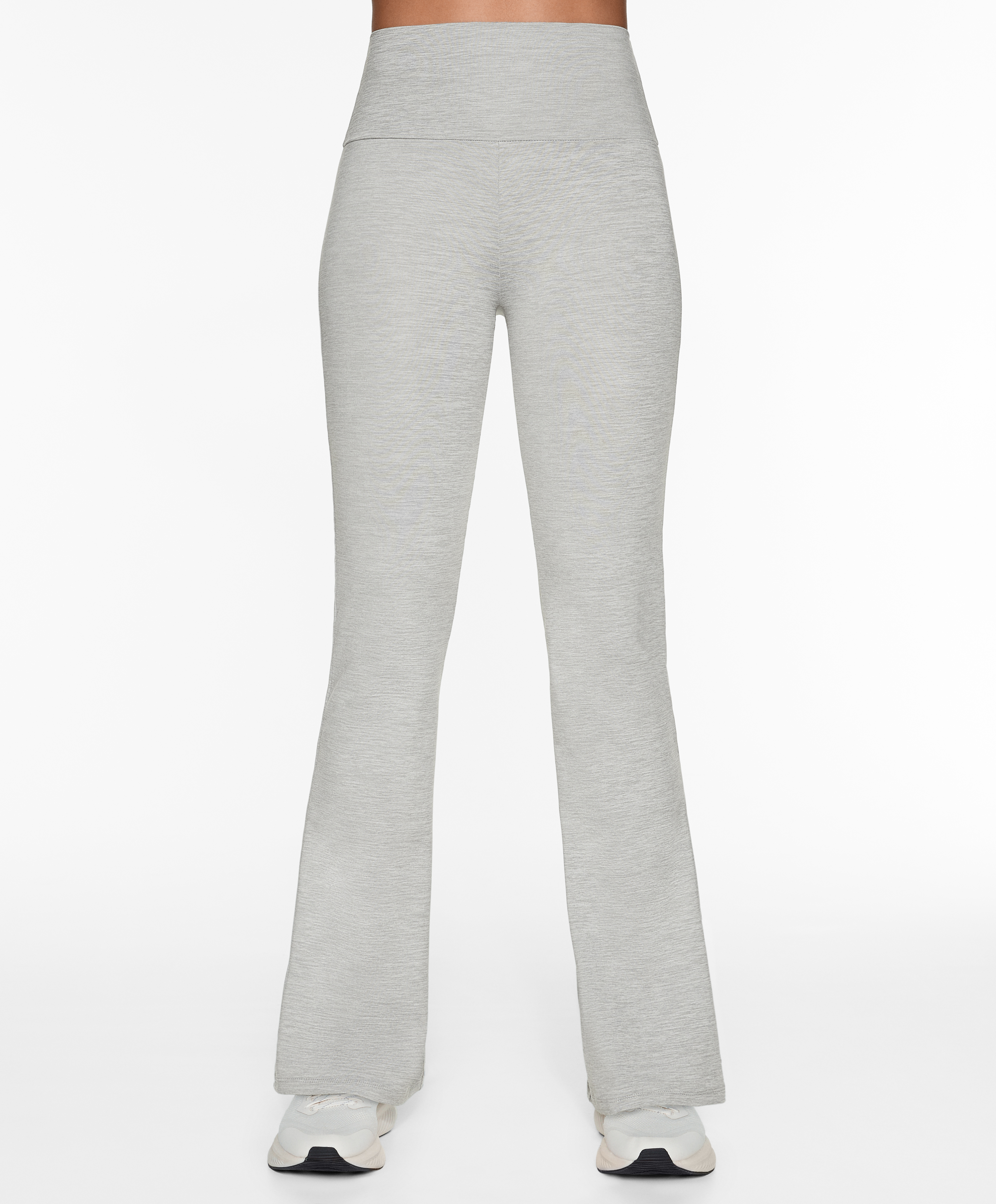 High-rise comfortlux flare trousers