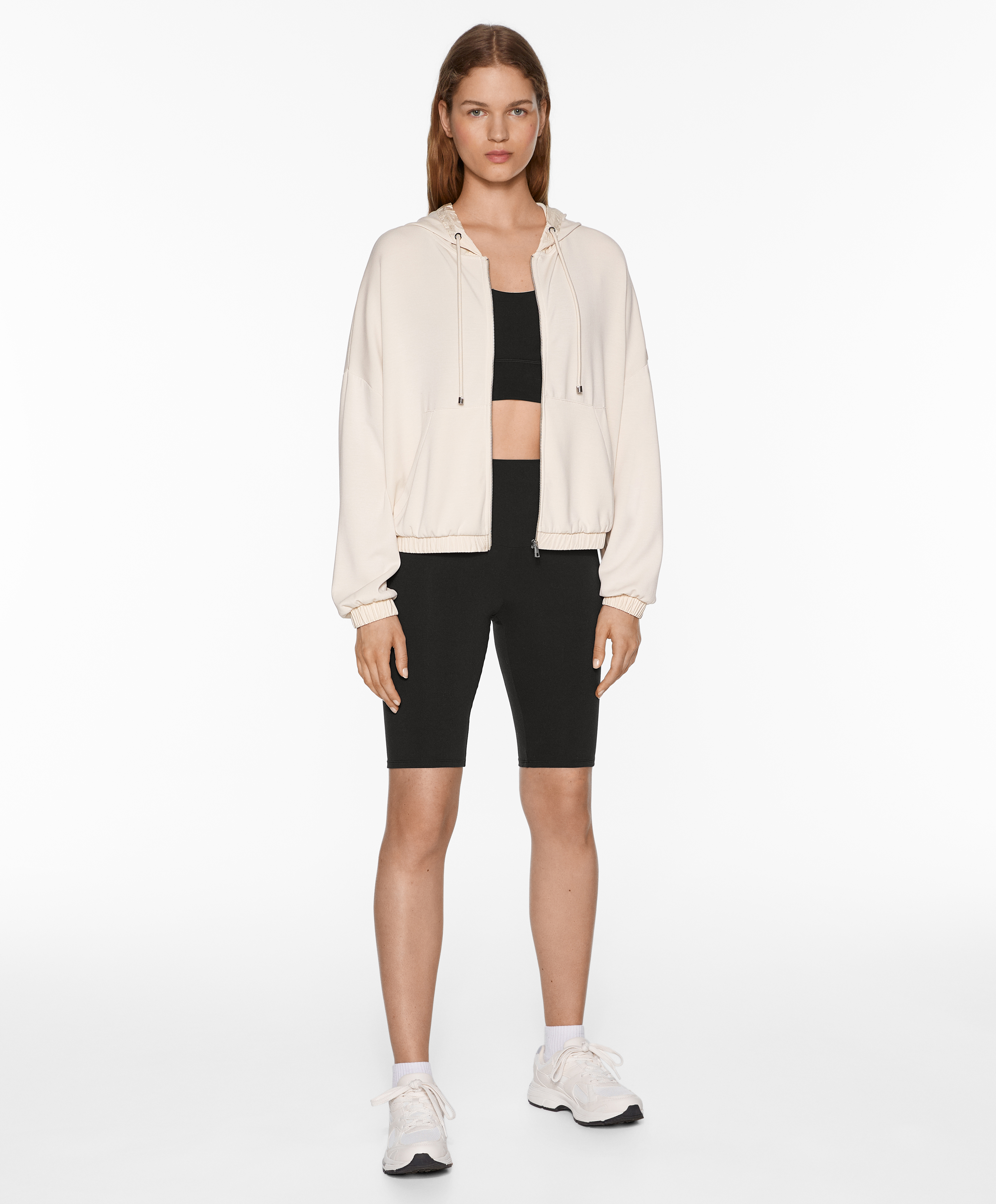 Zip-through modal jacket
