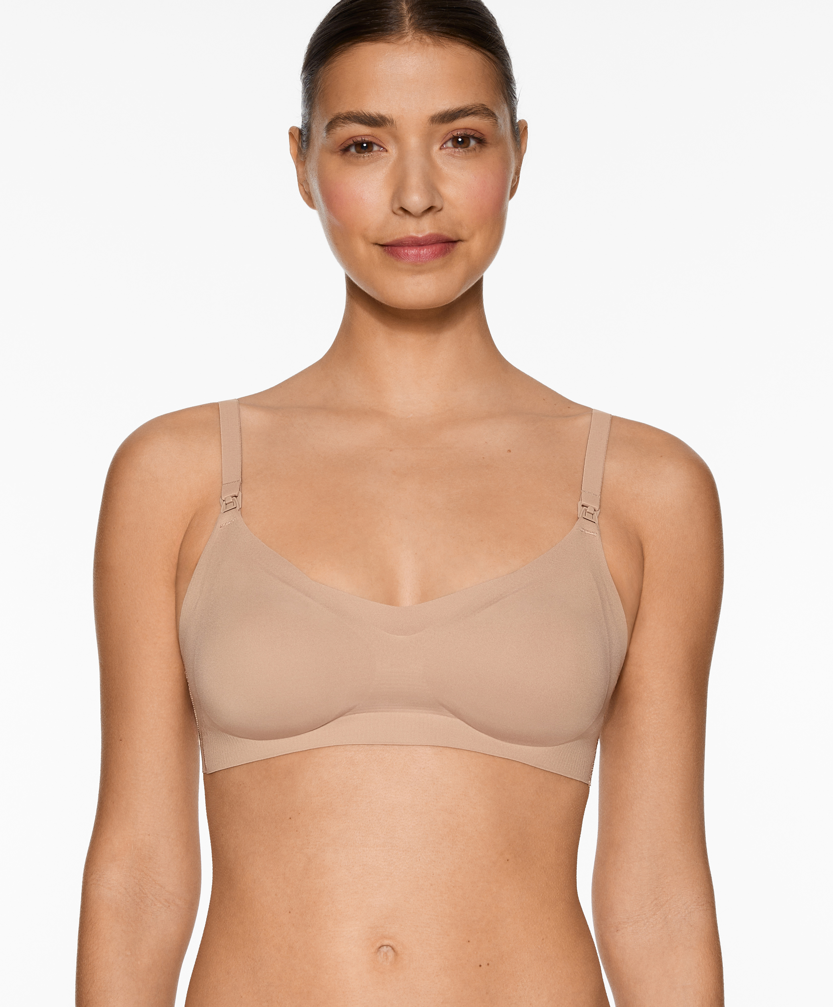 Invisible triangle nursing bra