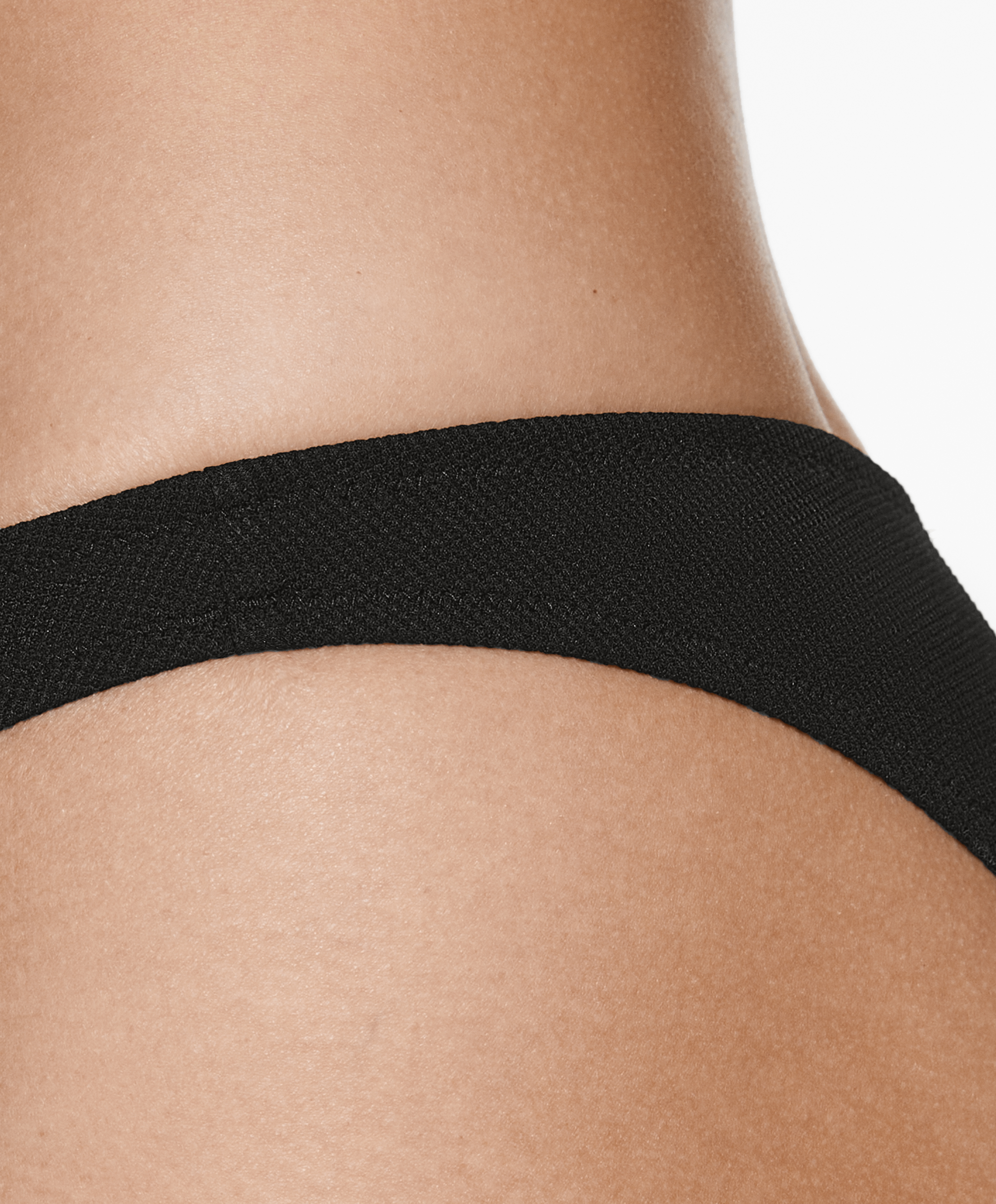 Piqué medium-coverage U-cut bikini briefs