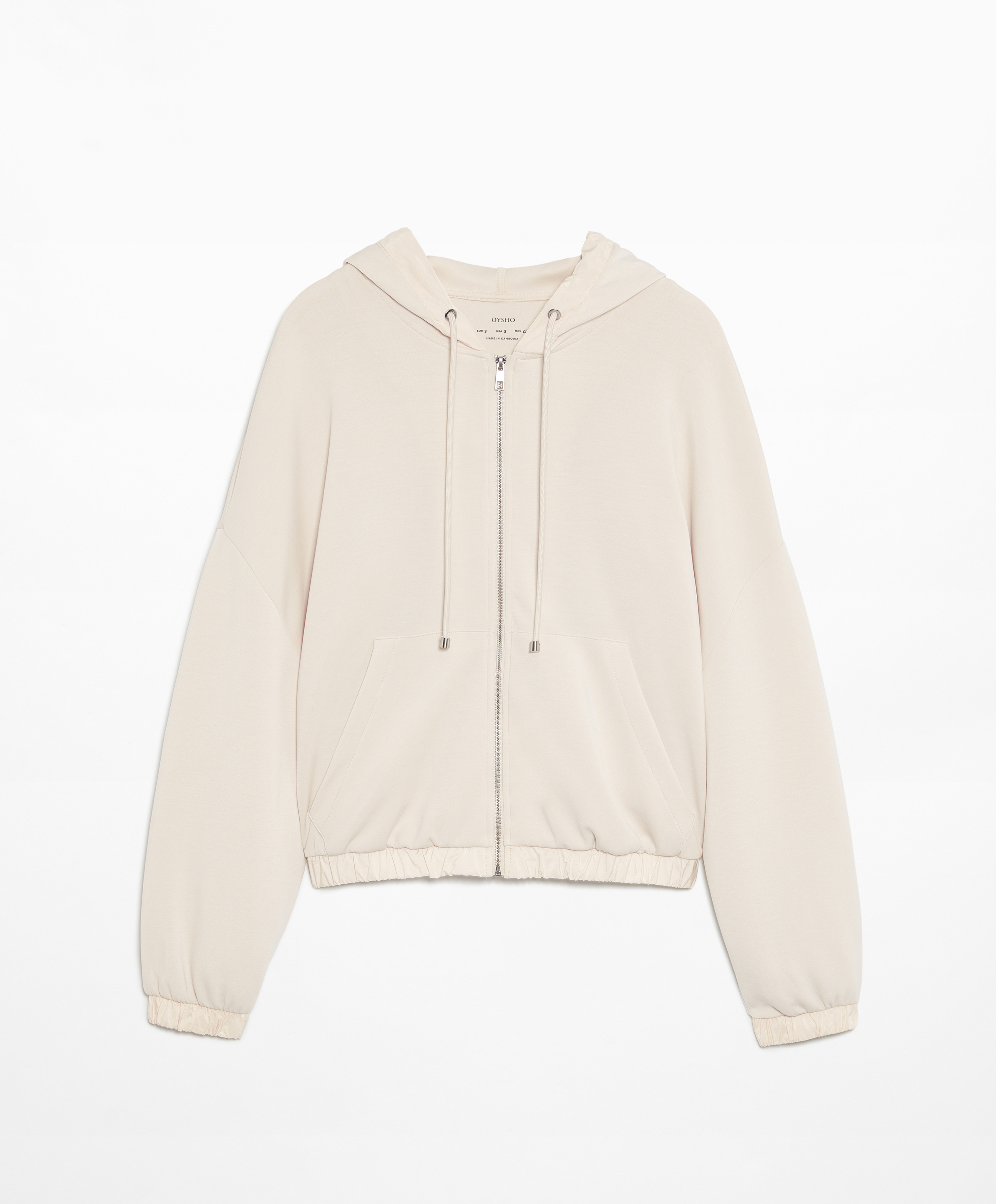 Zip-through modal jacket