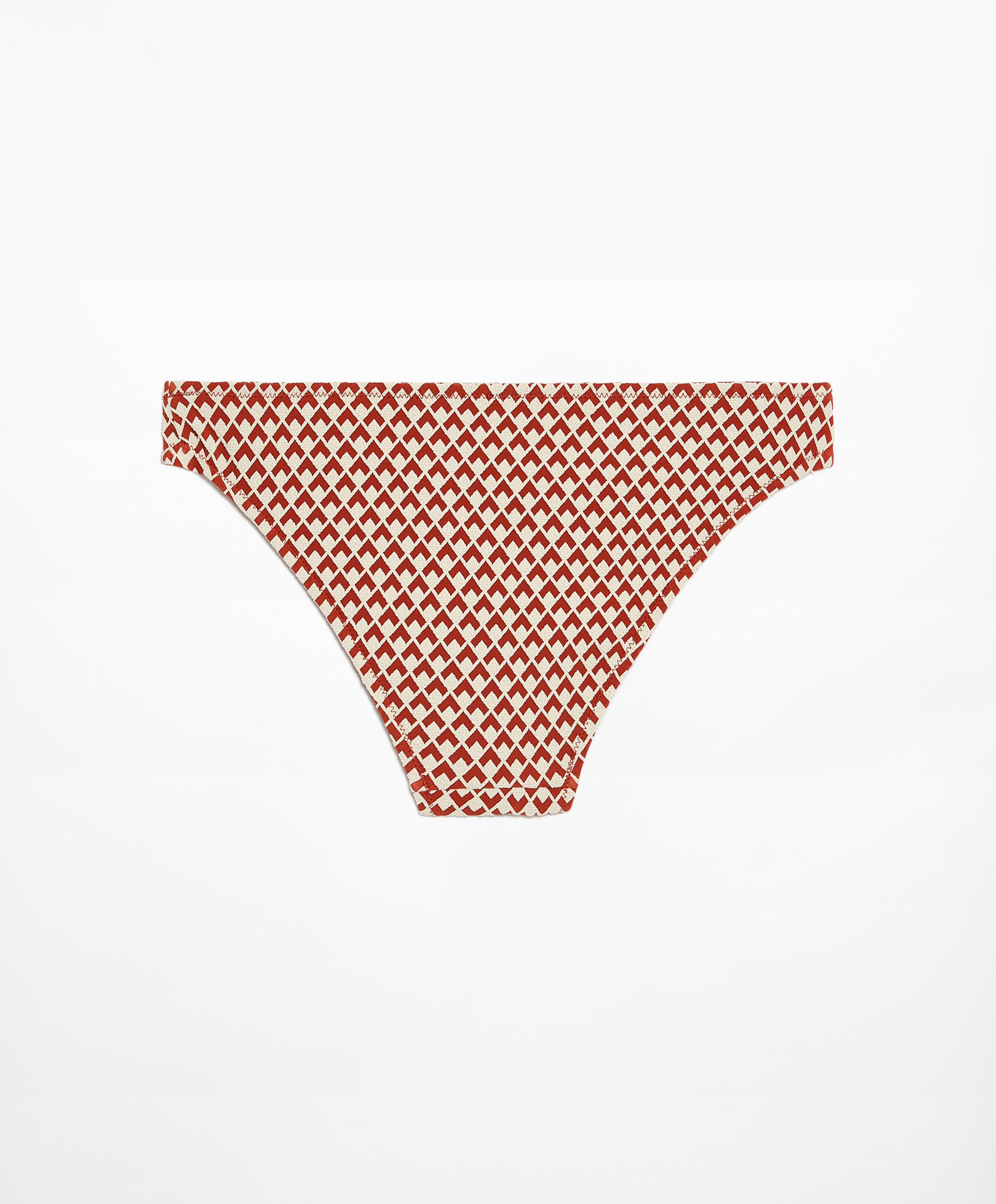 Geometric jacquard classic bikini briefs