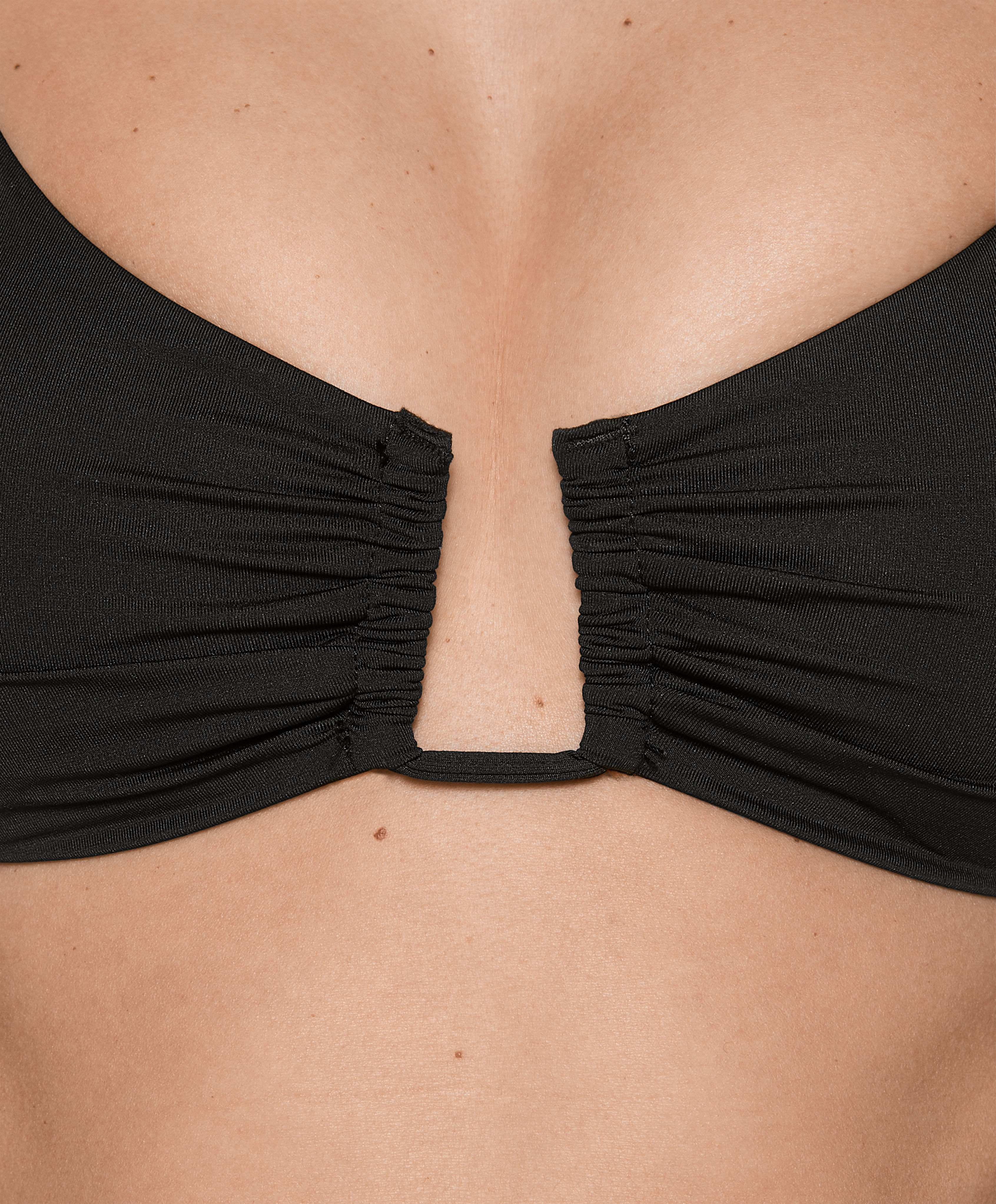 U-neck halter bikini top