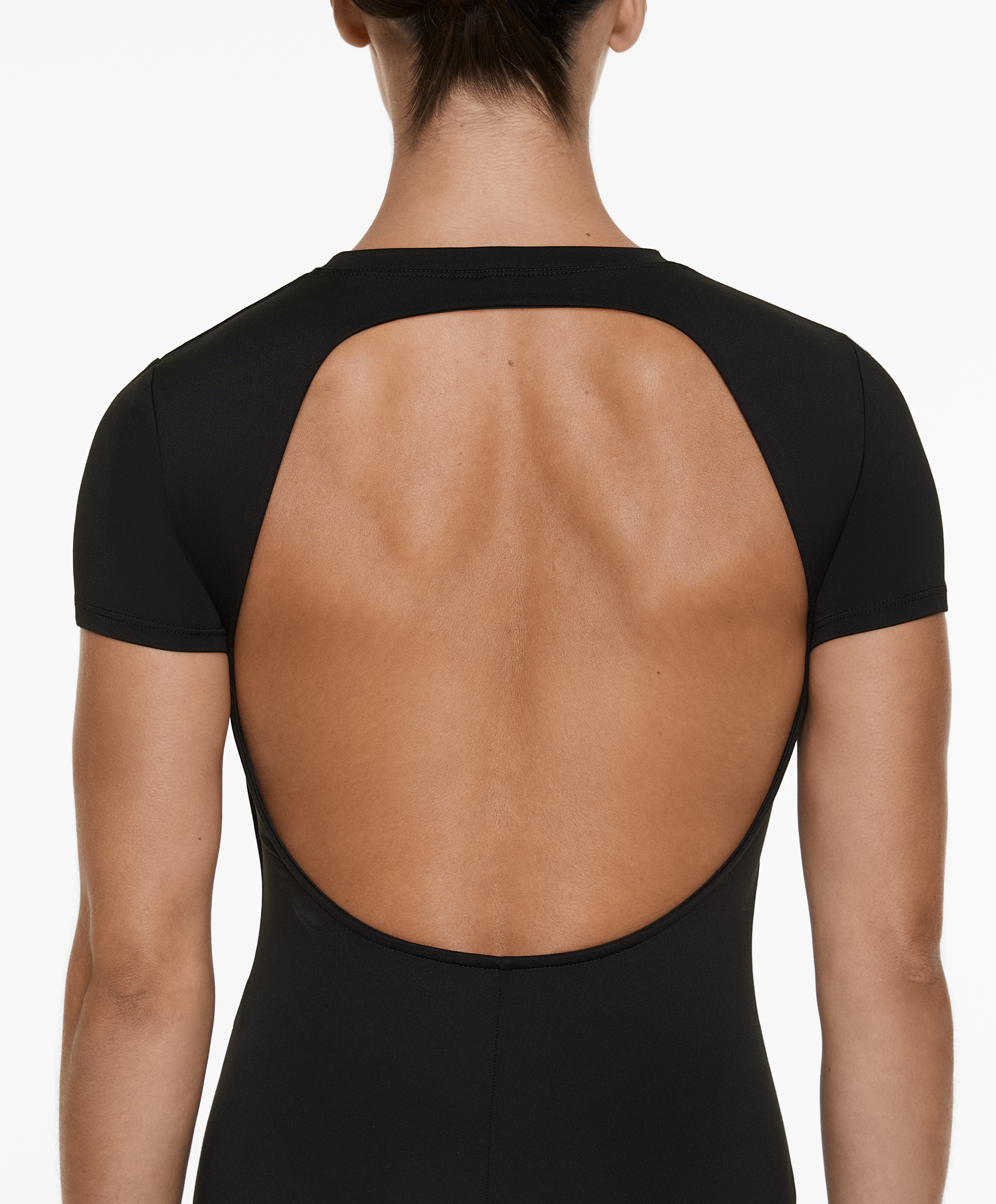 Open-back Comfortlux short jumpsuit