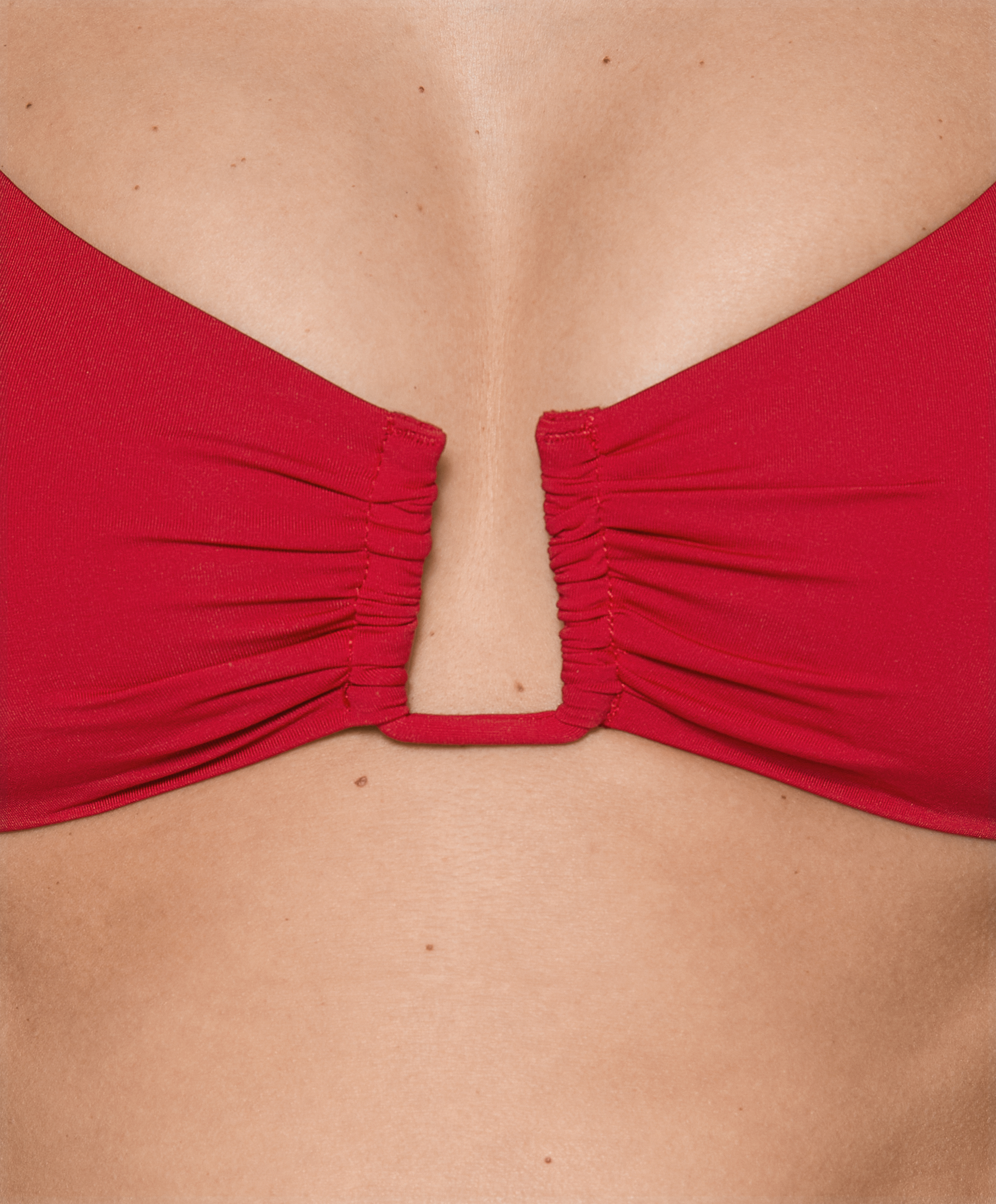 U-neck halter bikini top
