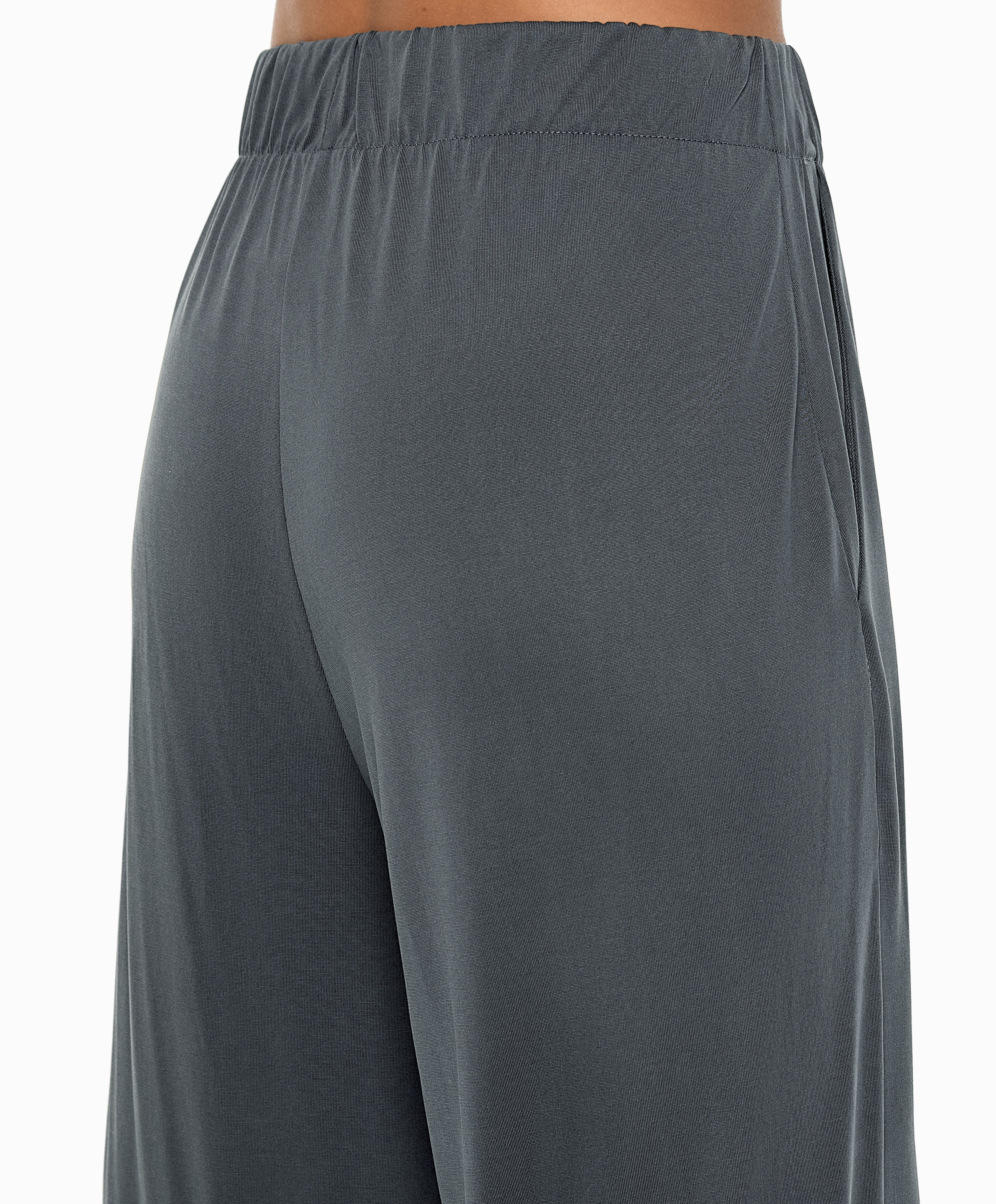 Modal blend crop trousers