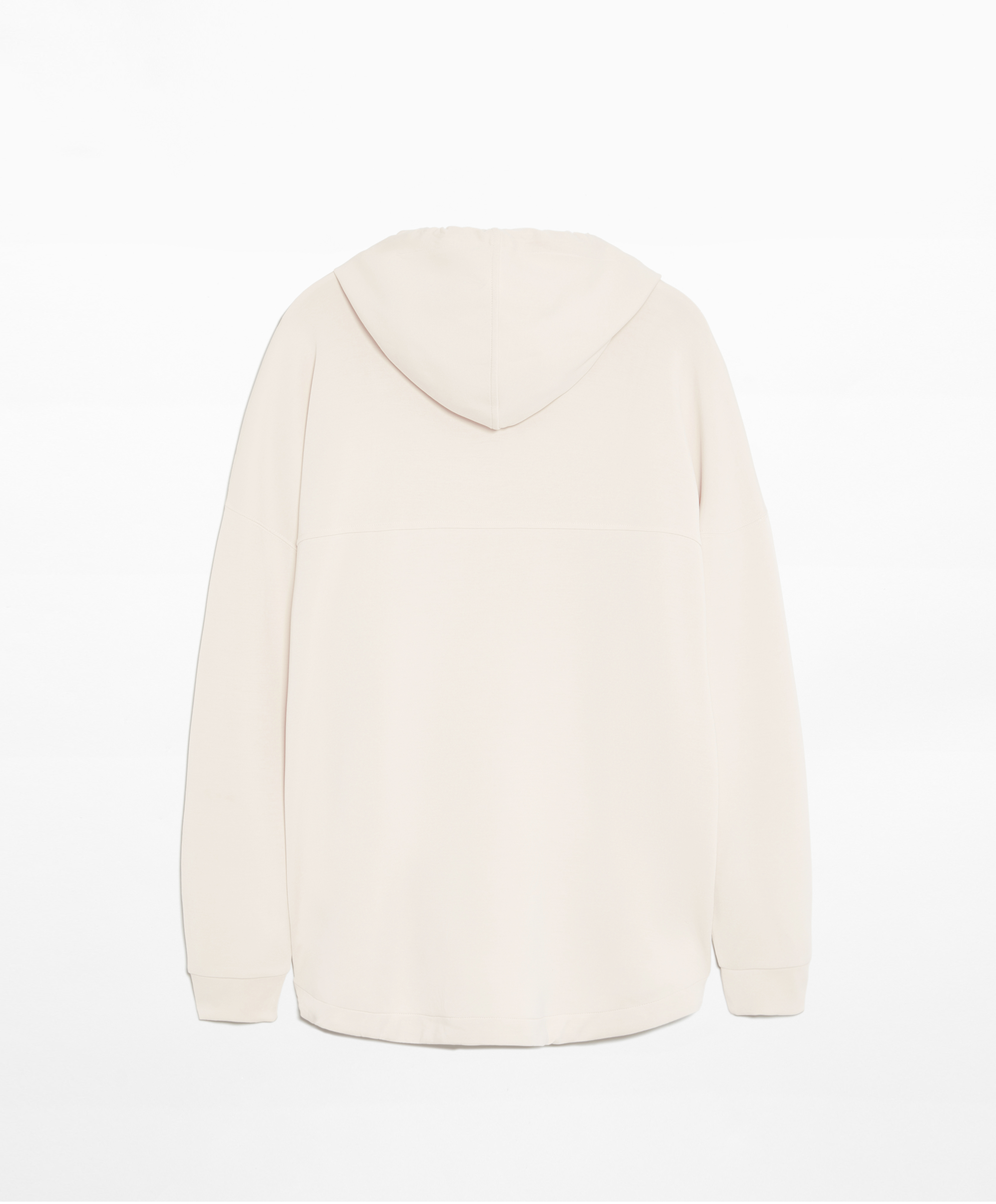 Oversize jacket with modal