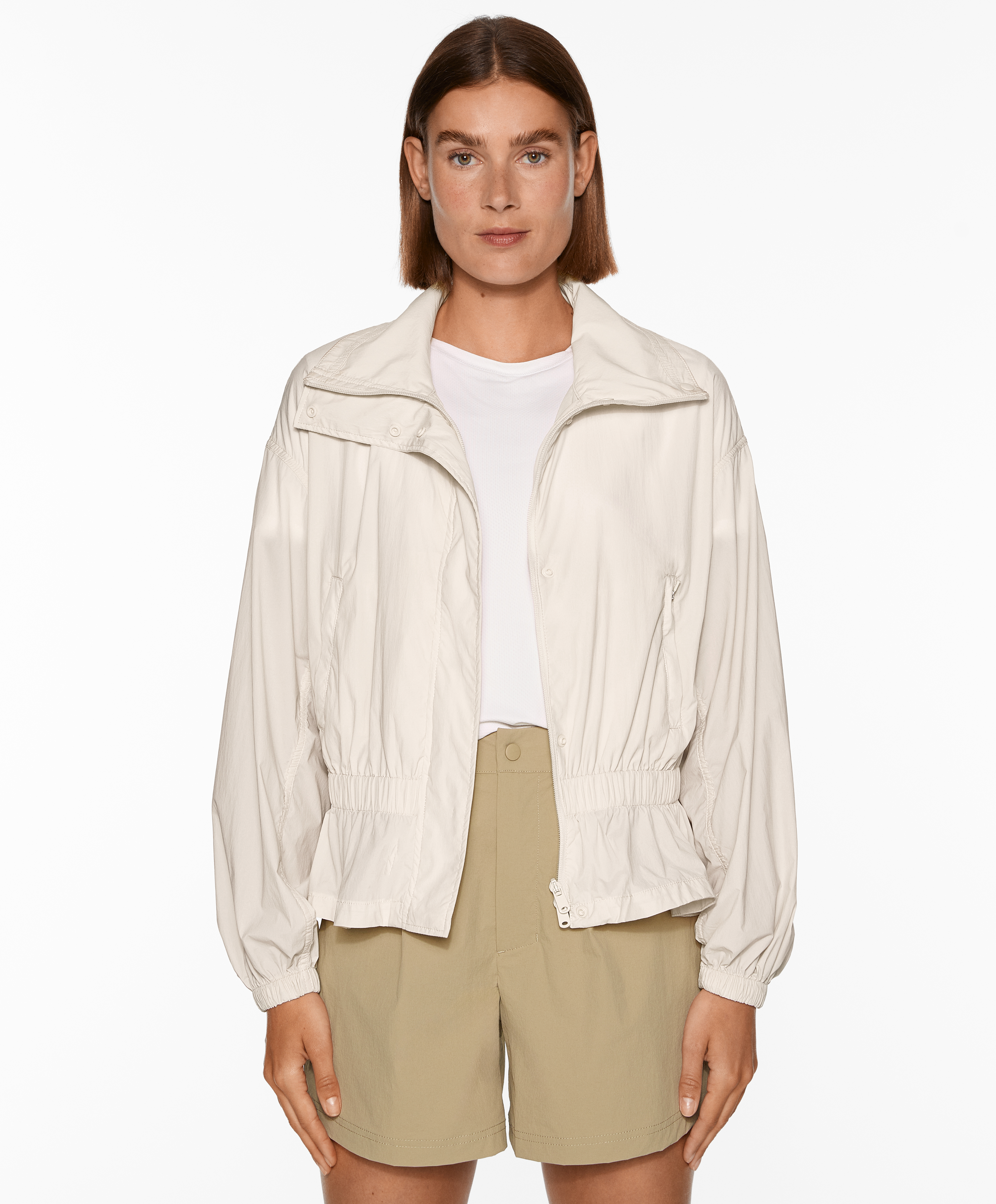 Water-repellent technical jacket