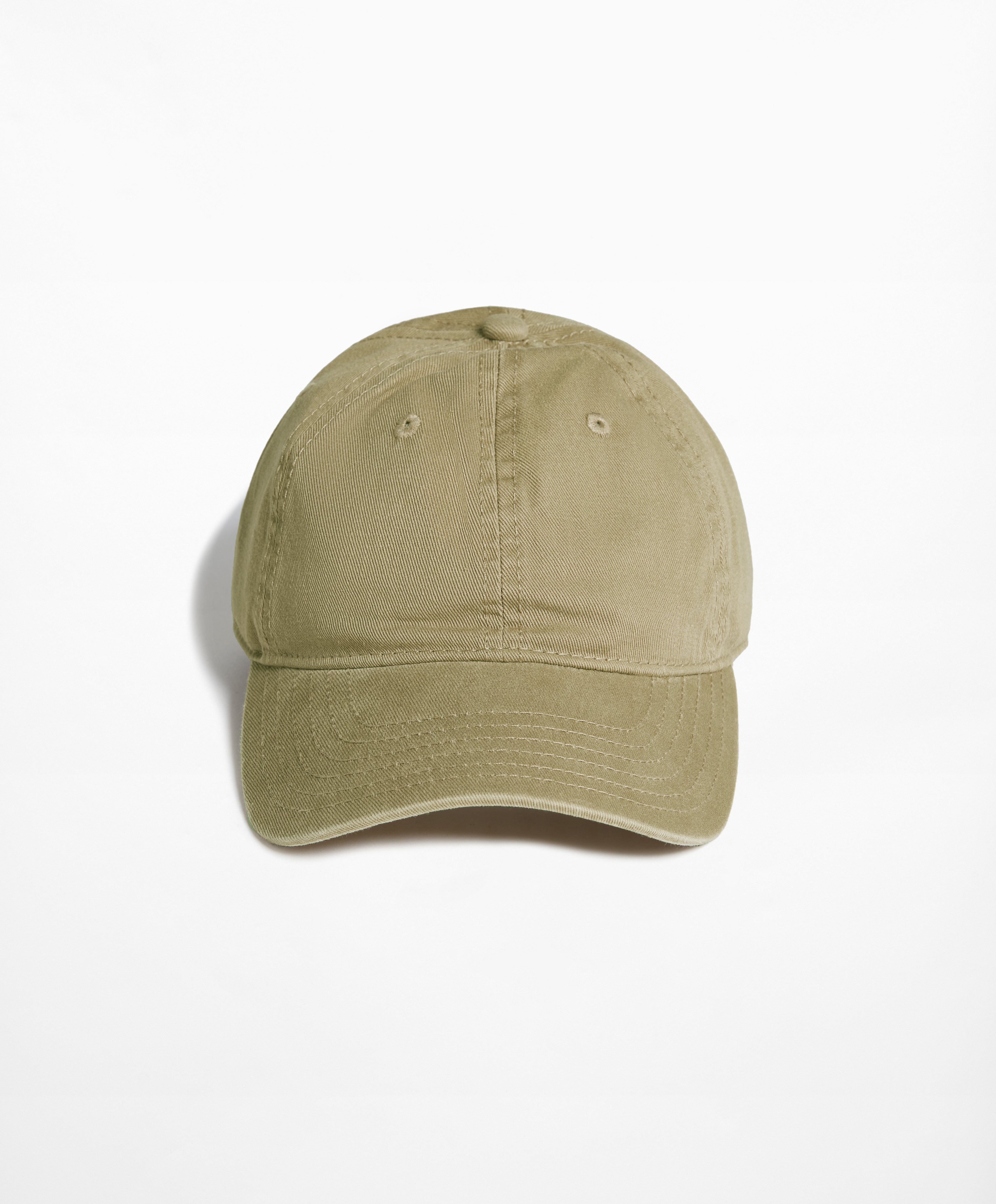 Washed-effect 100% cotton cap