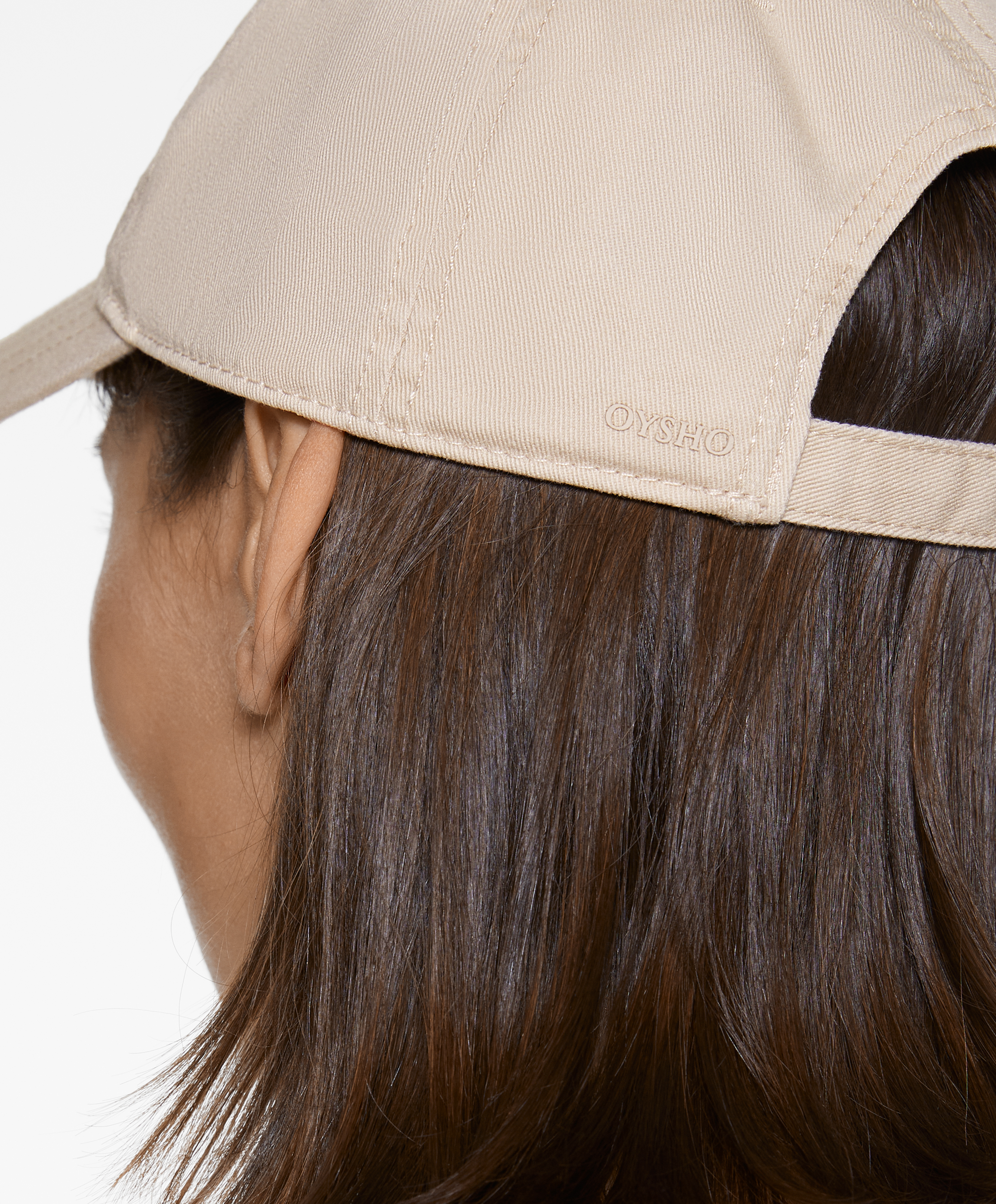 Washed-effect 100% cotton cap
