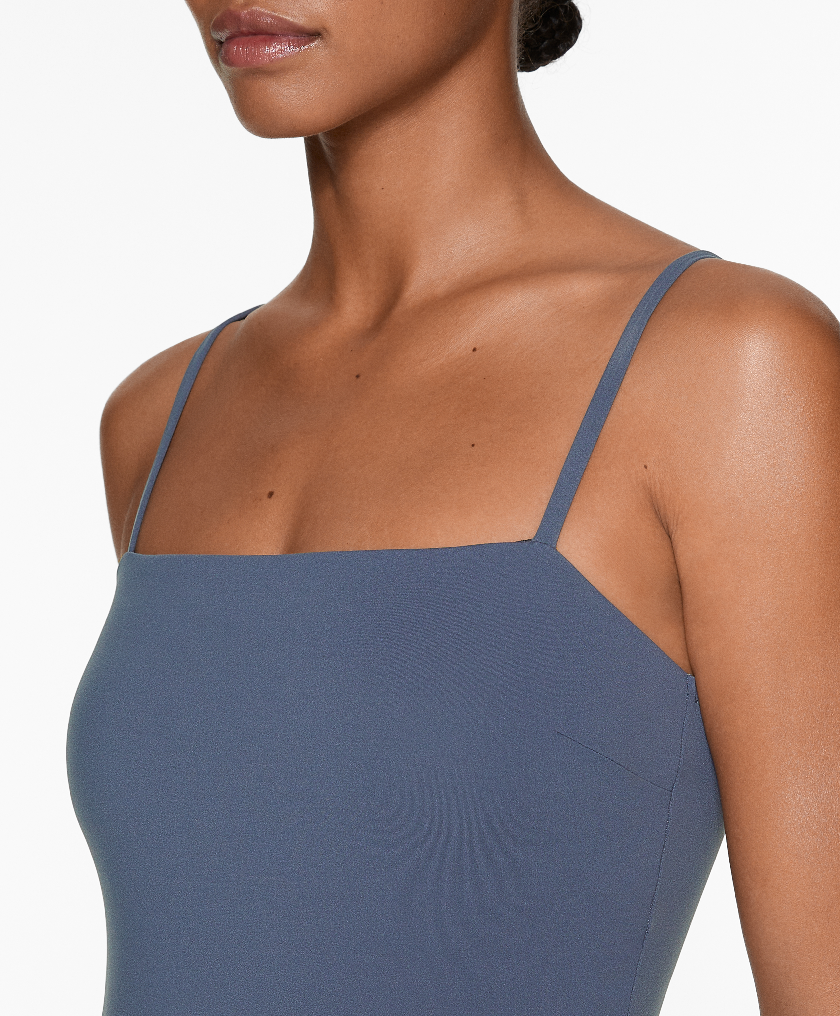 Compressive bandeau swimsuit