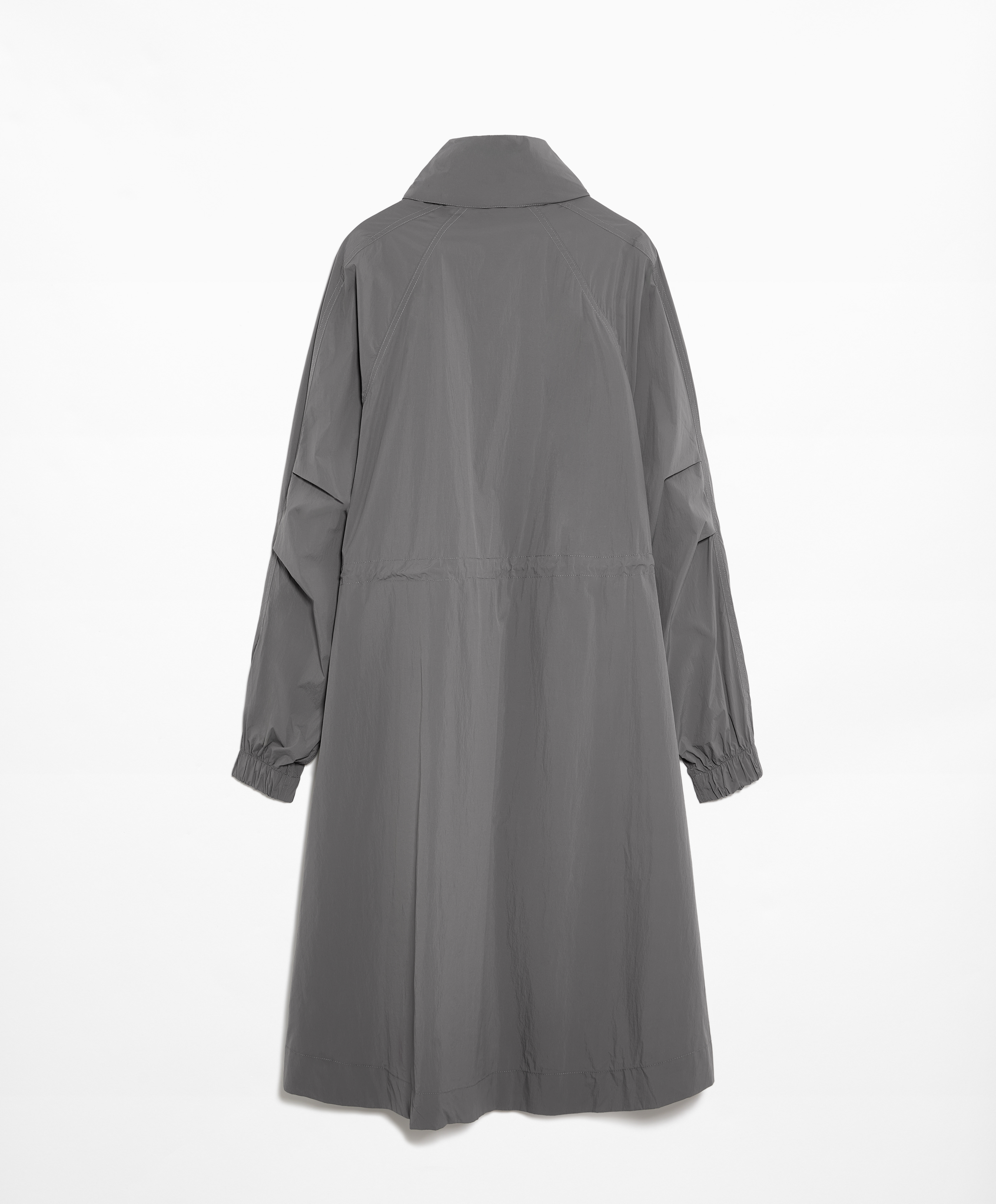 Water-repellent midi jacket