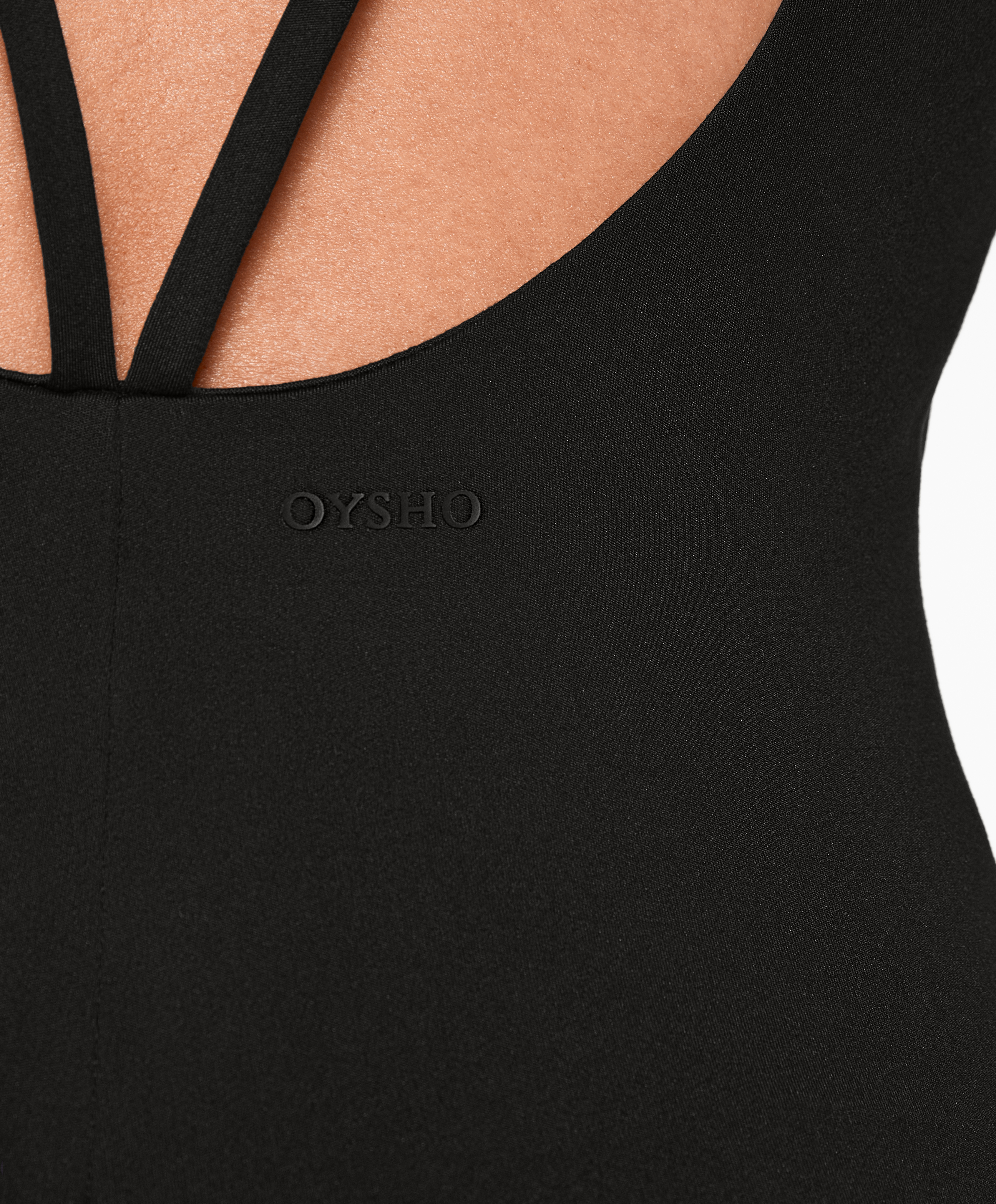 Comfortlux open-back flare jumpsuit