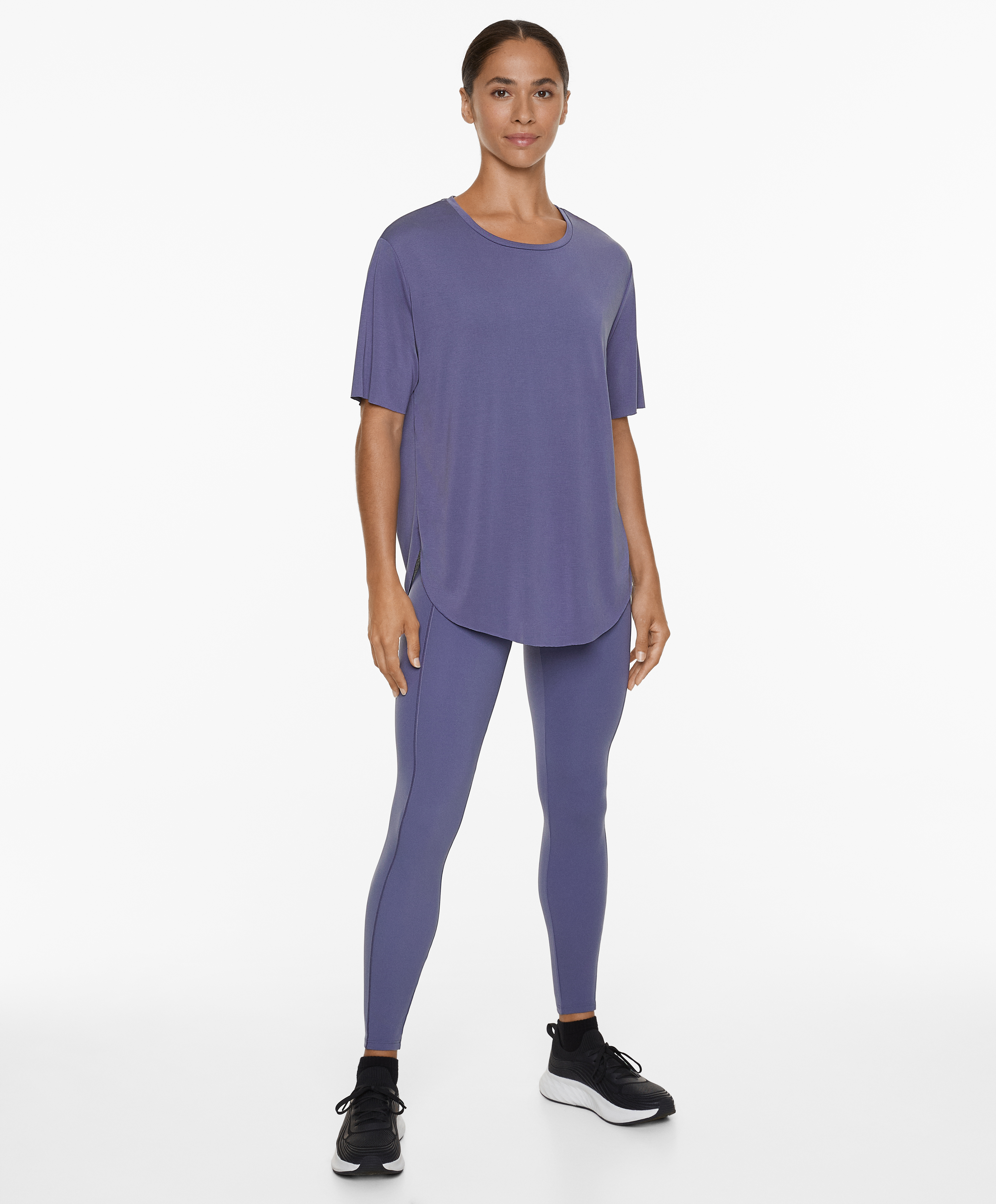 Modal blend short-sleeved T-shirt