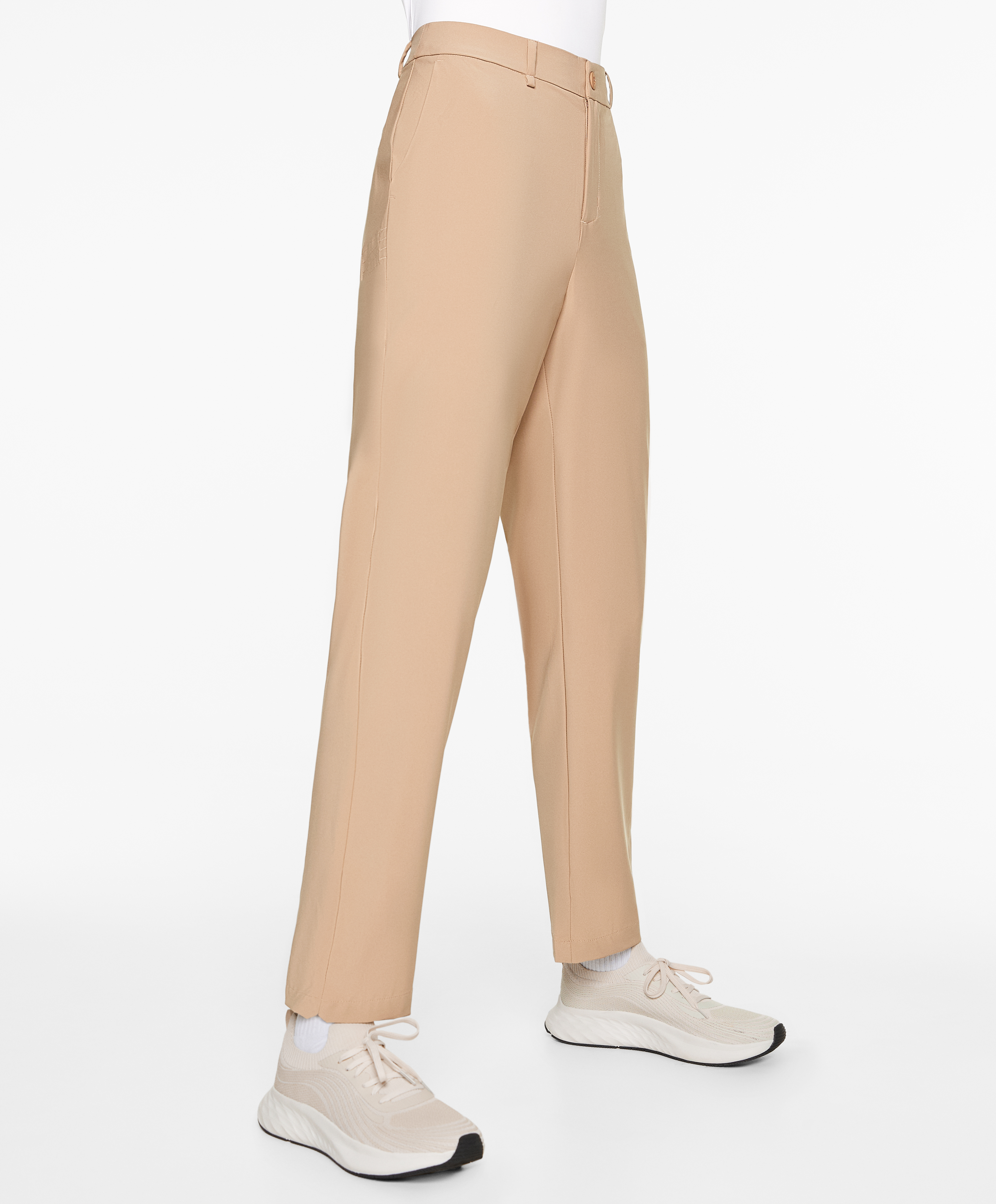 Straight-leg technical trousers
