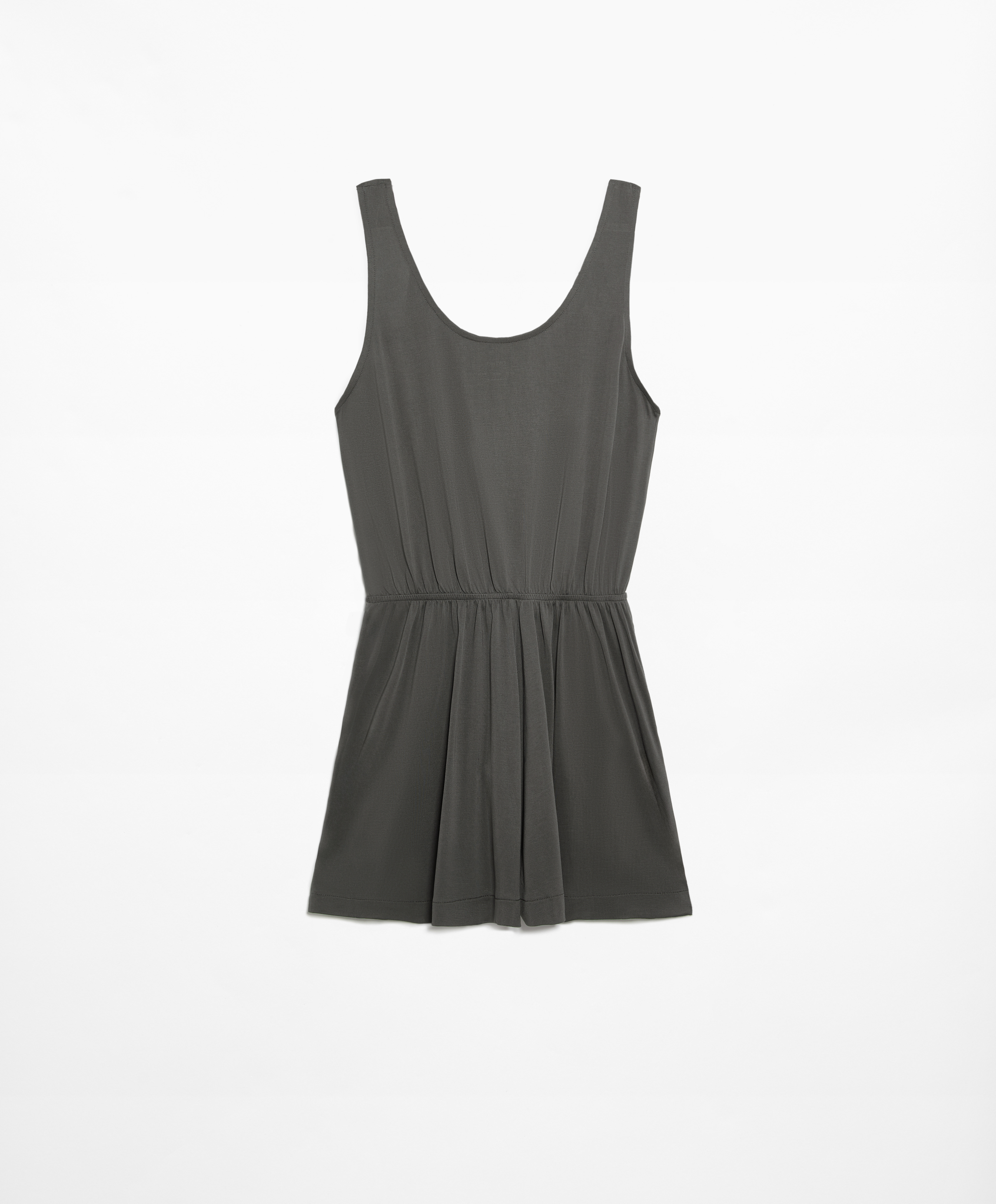 Short modal blend jumpsuit