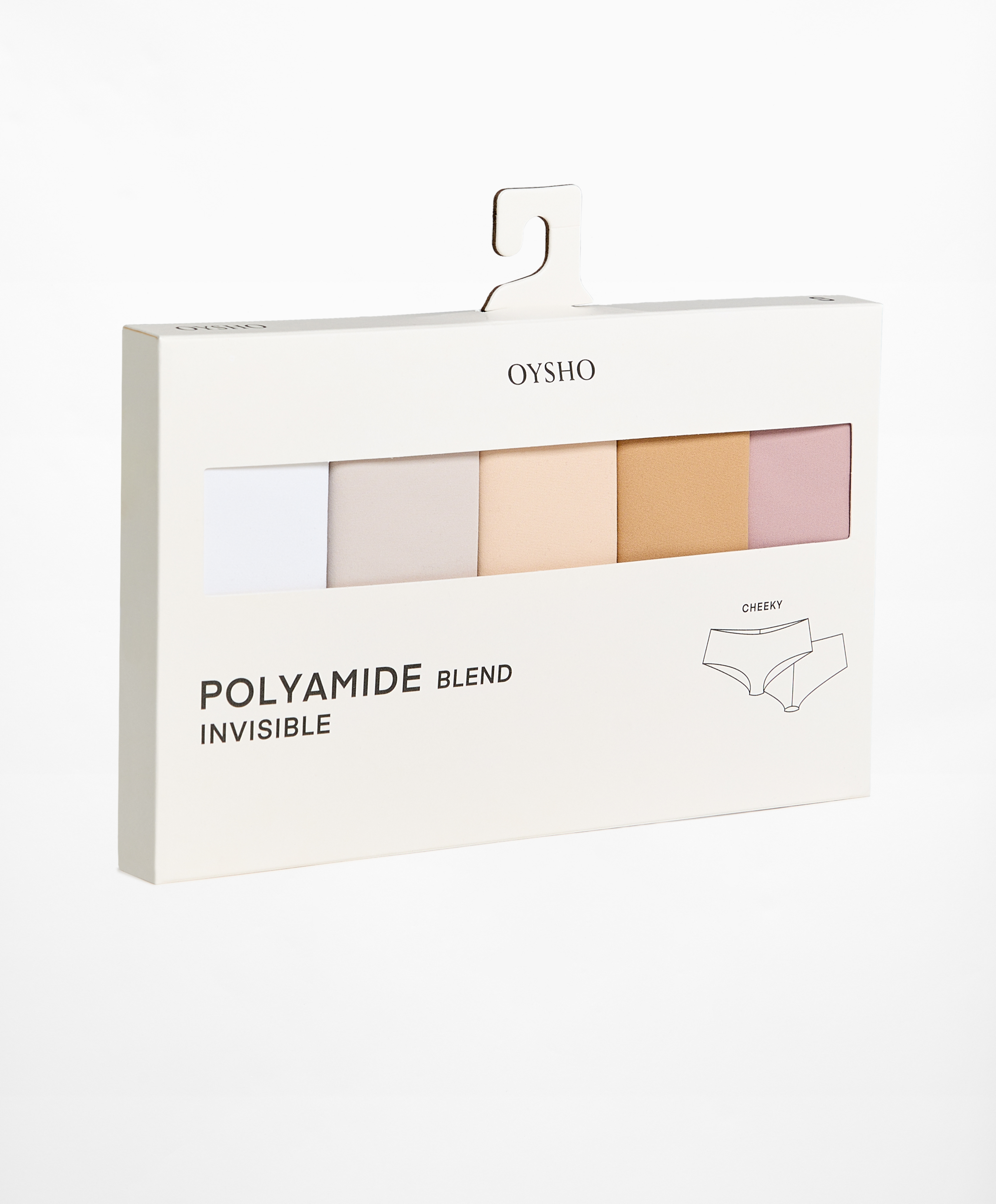 5 laser-cut polyamide blend cheeky briefs