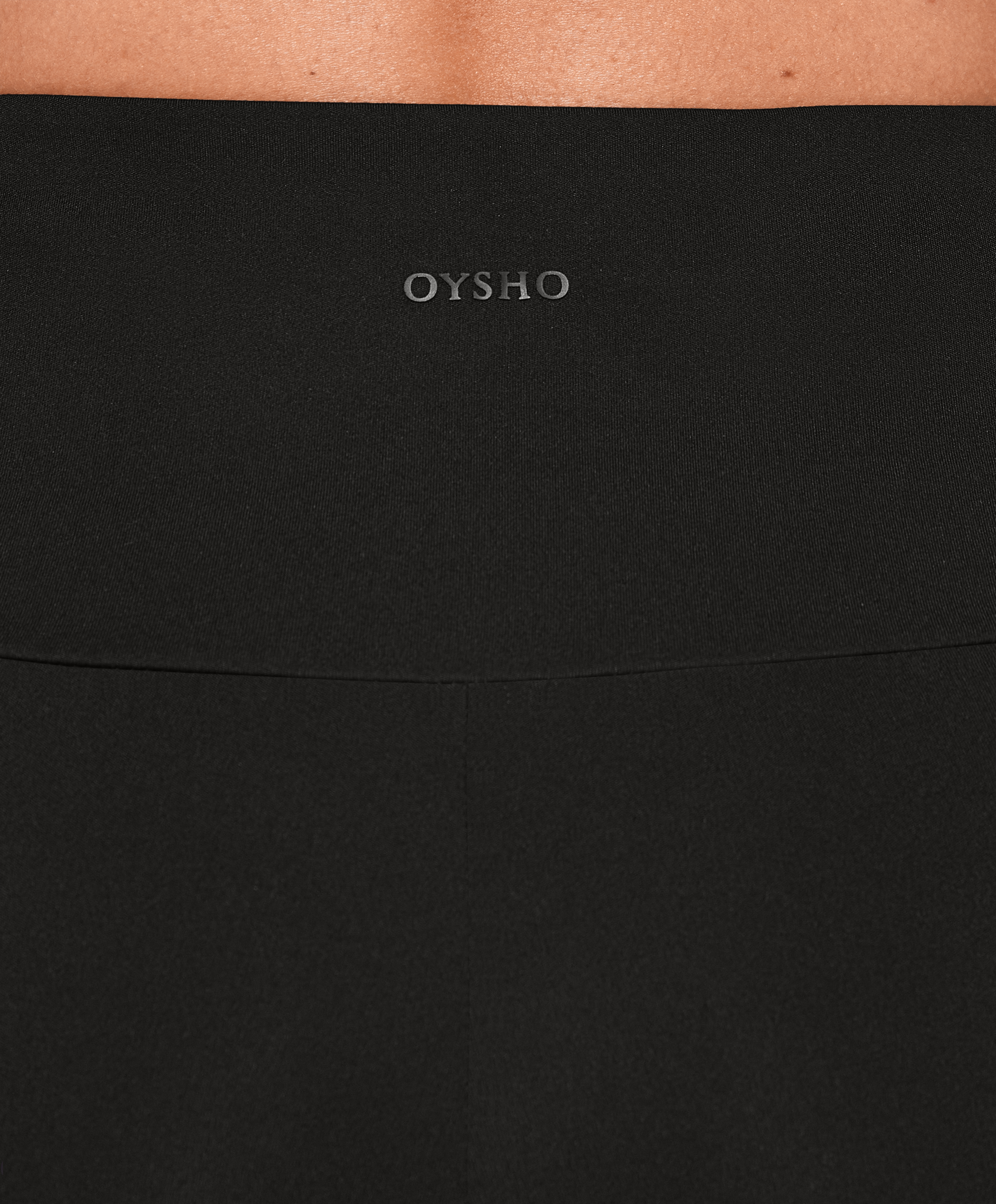 Comfortlux slit flare trousers