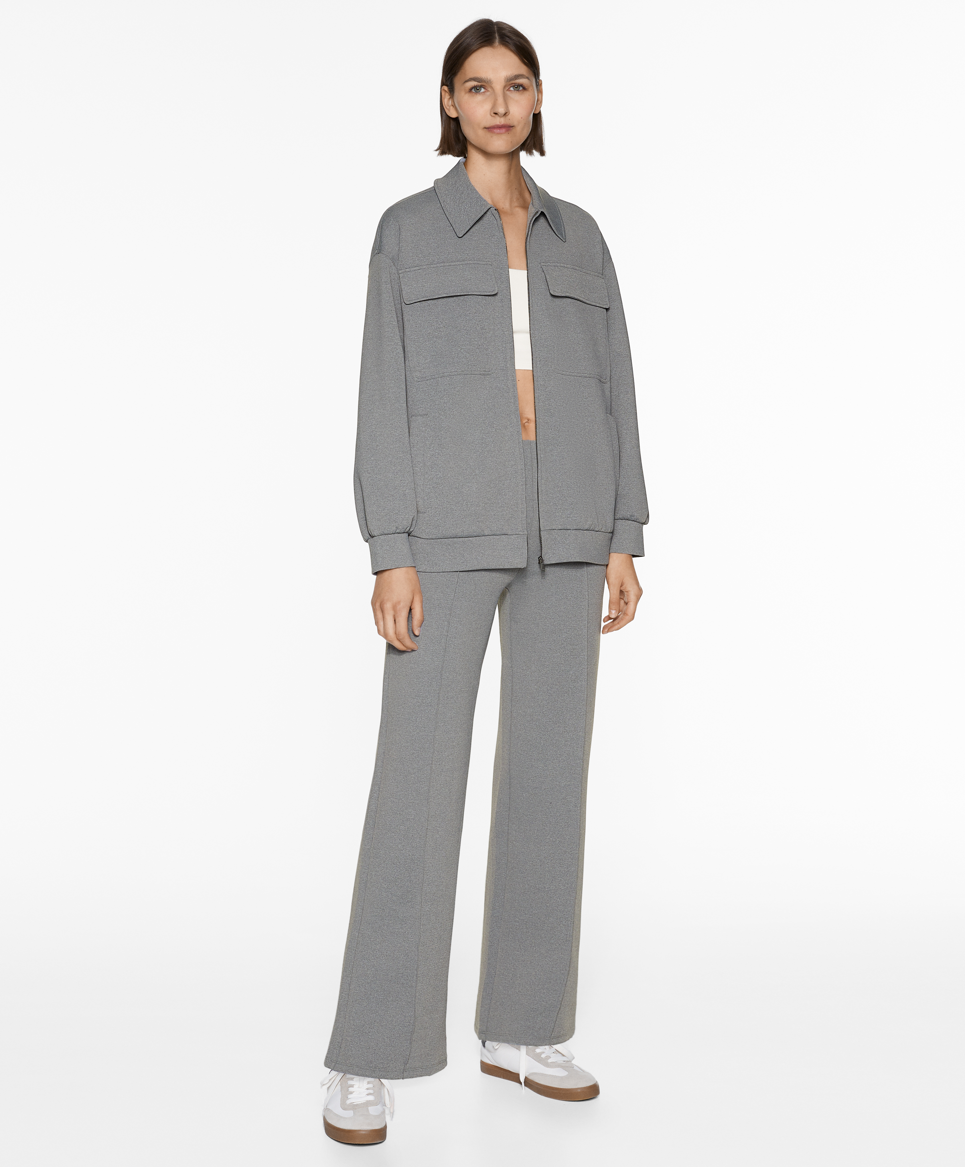 Neoprene-effect jacket