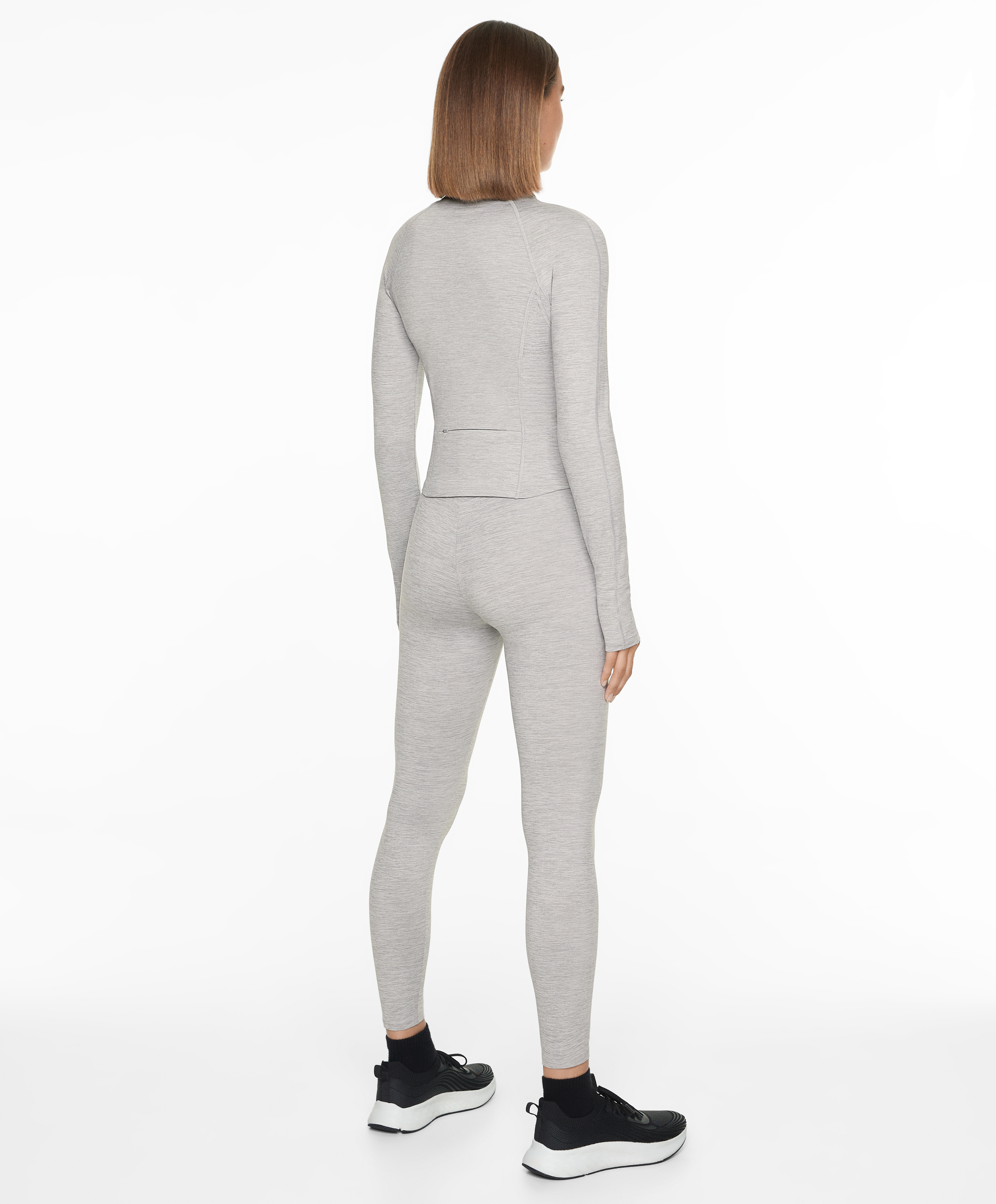 Light and warm short technical jacket