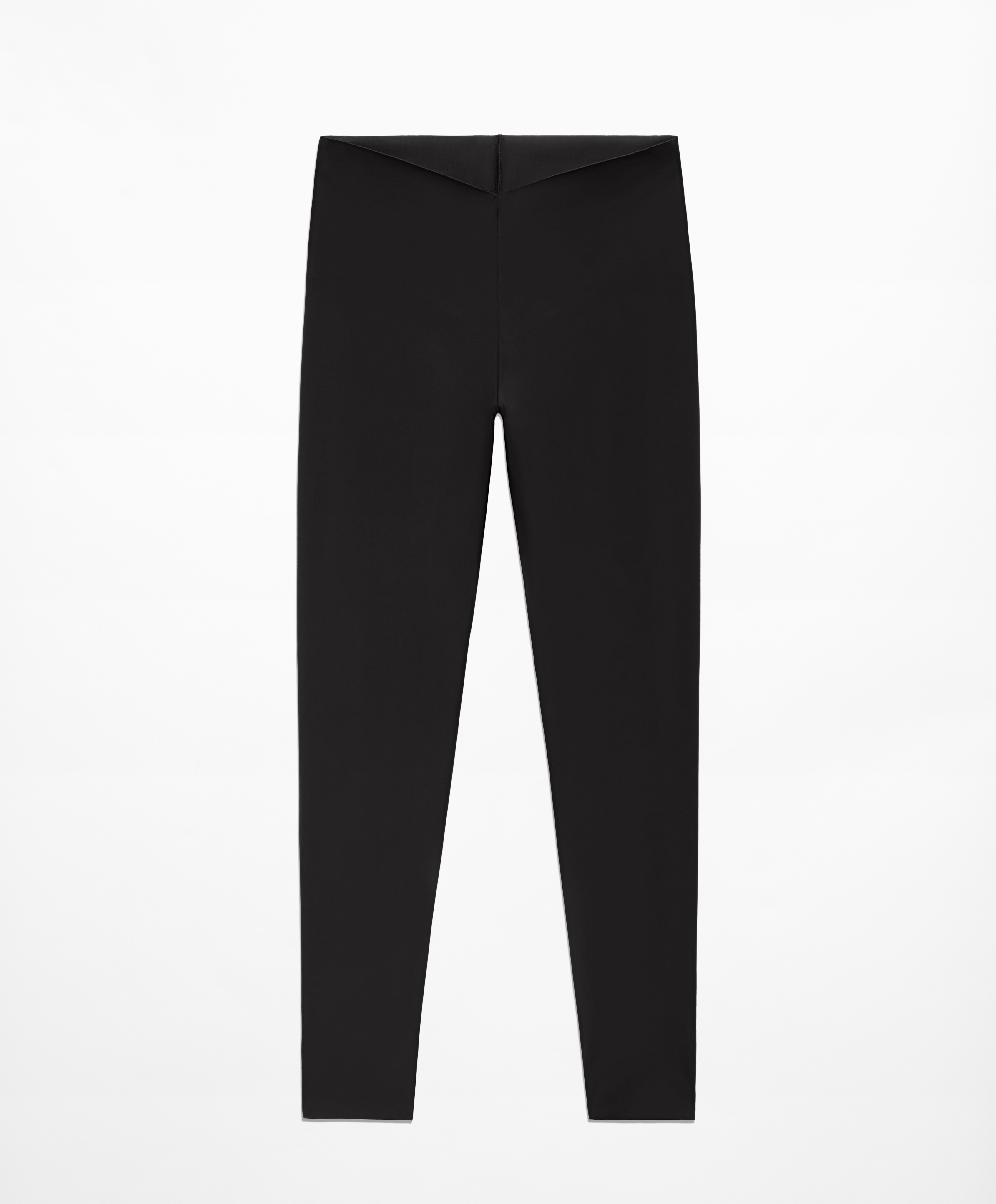 V-cut light-touch 65cm ankle-length leggings