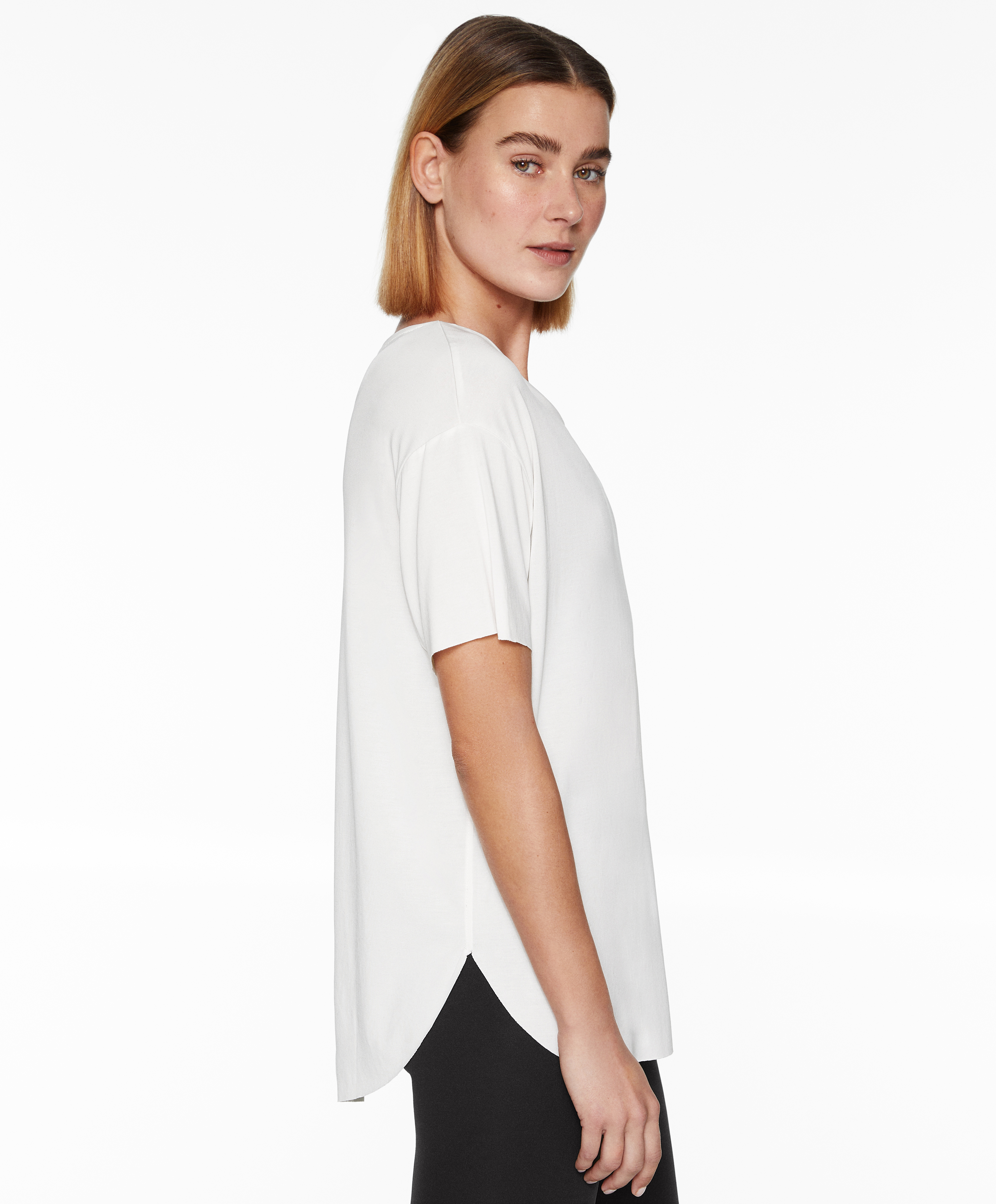 Modal blend short-sleeved T-shirt