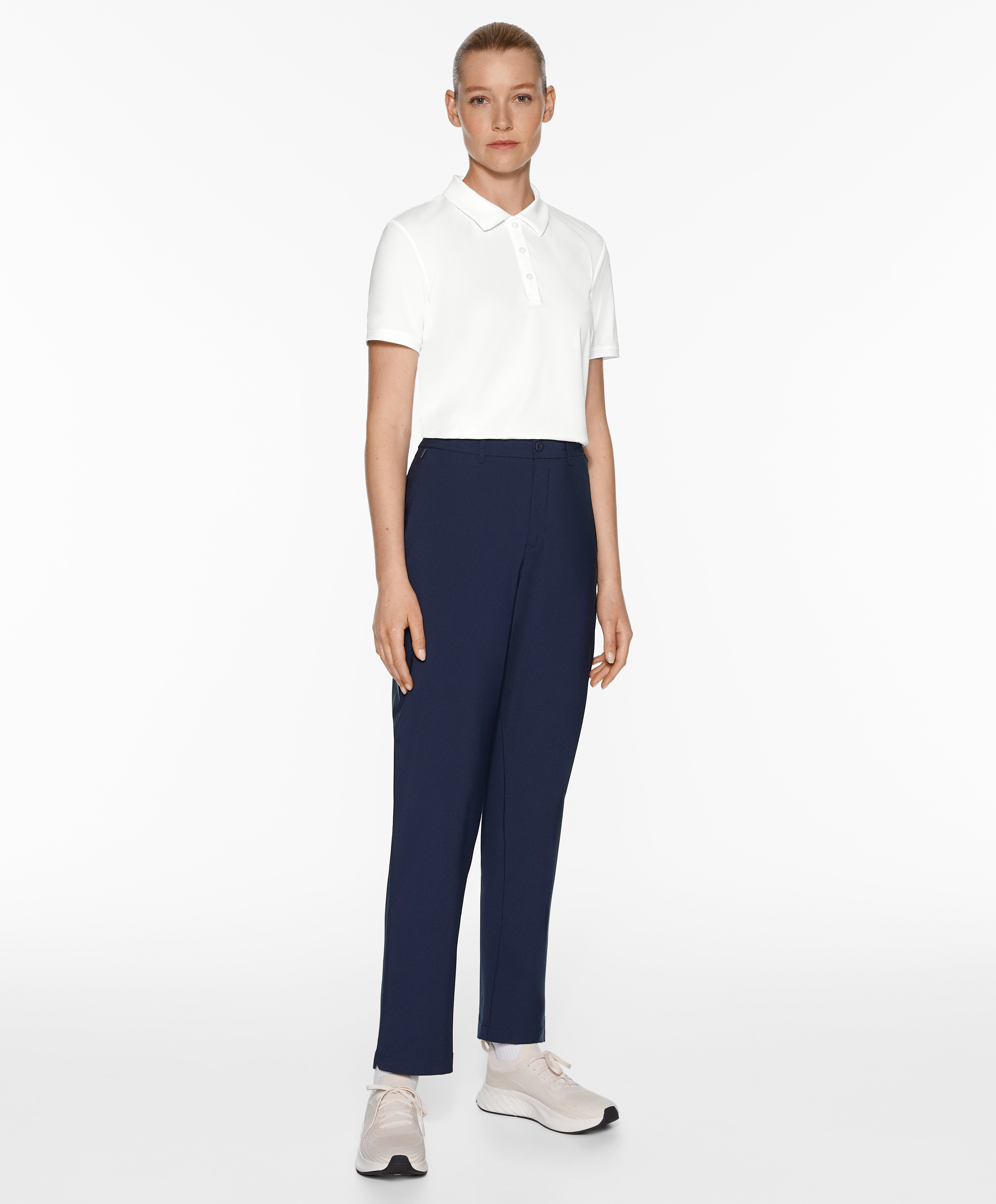 Straight-leg technical trousers