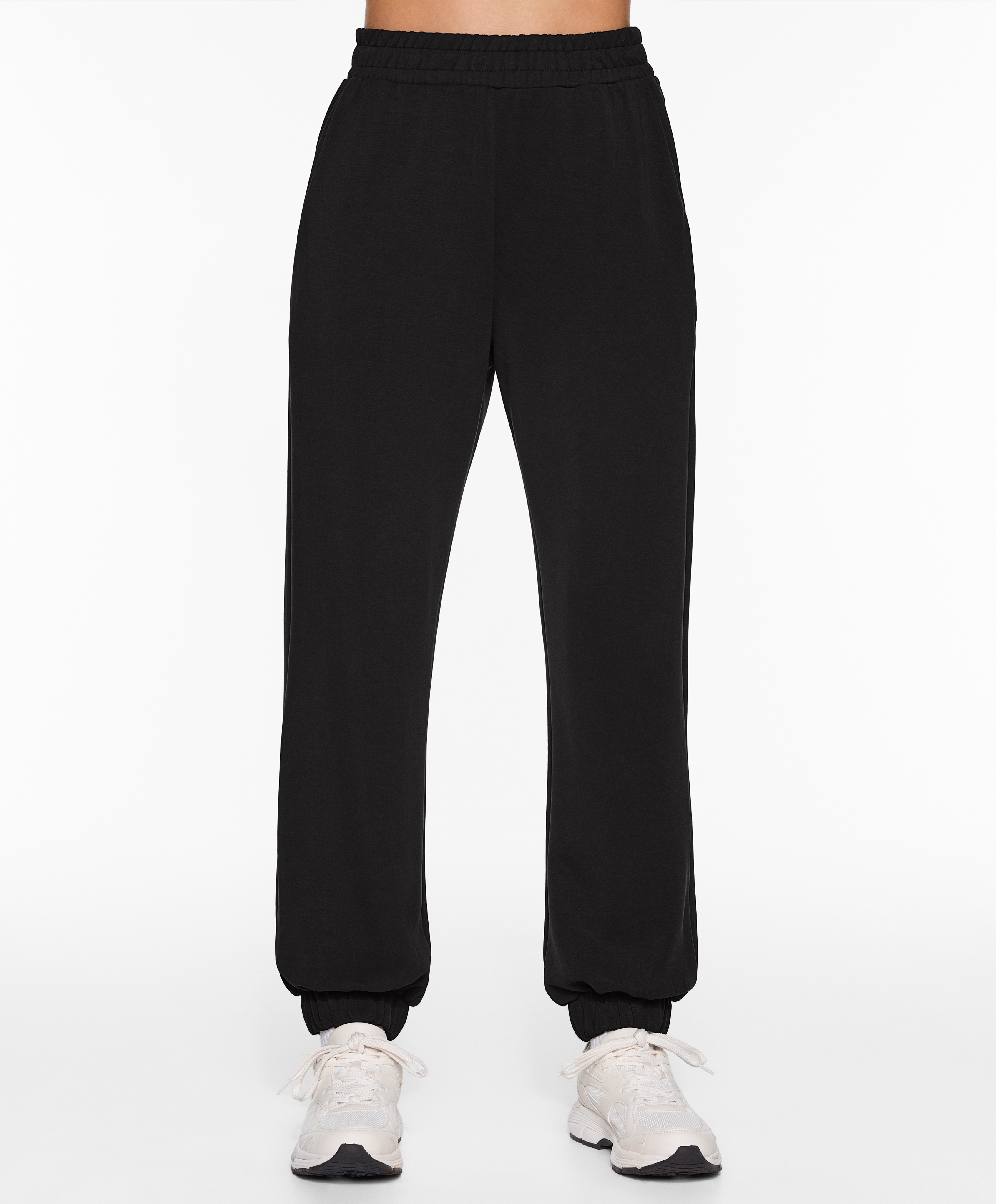 Wide modal joggers