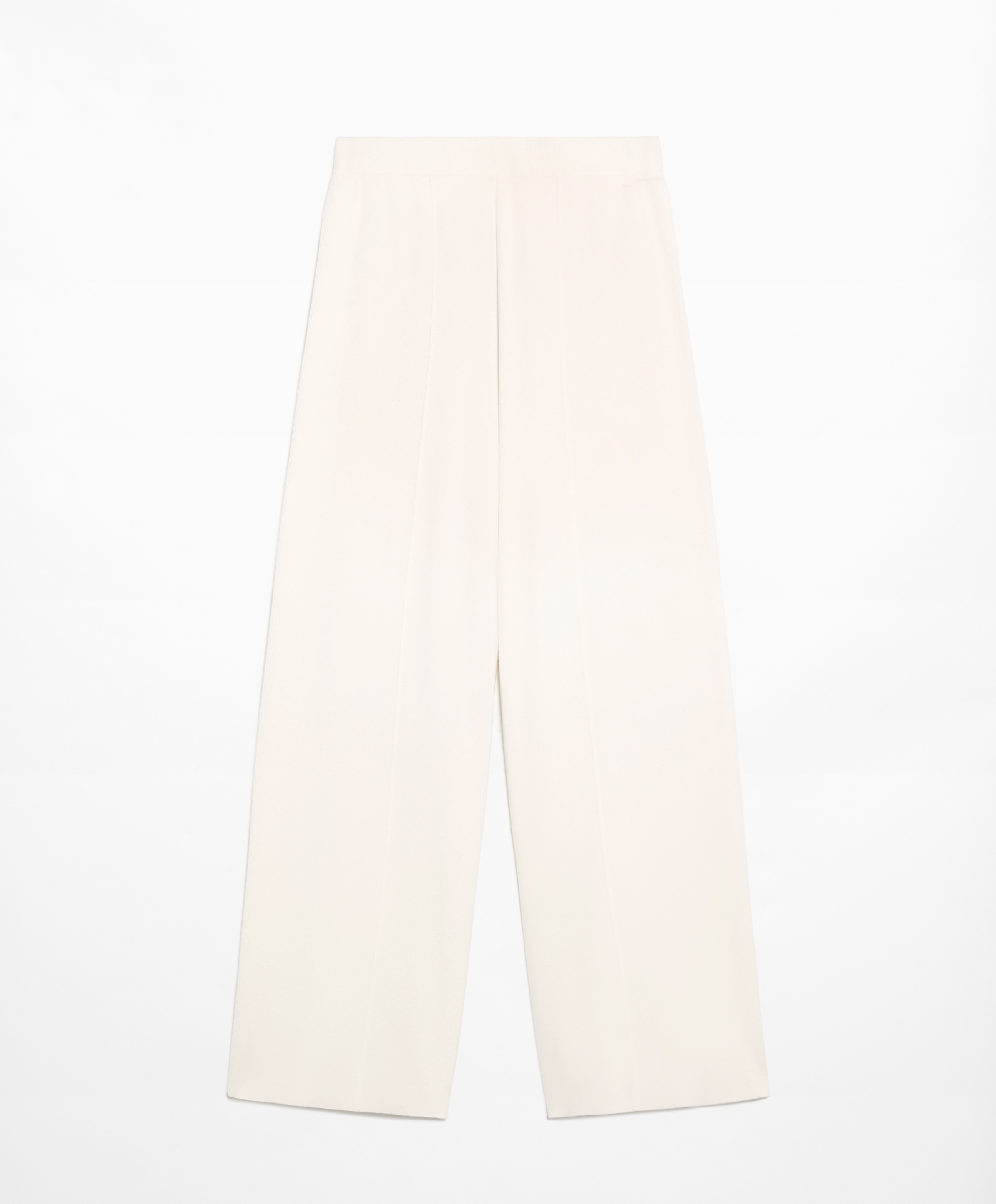 Straight fit knit trousers
