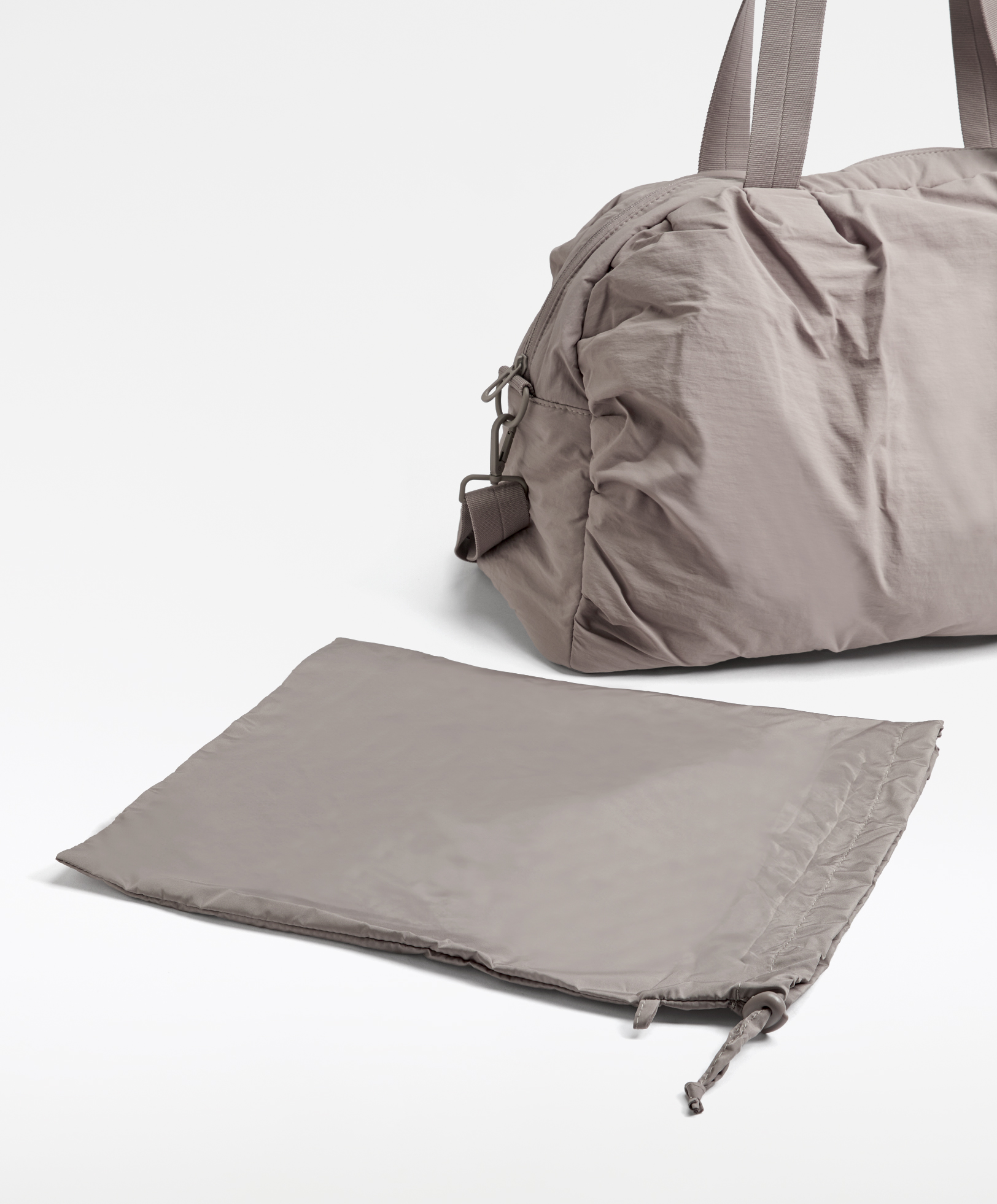 Ruched technical bag