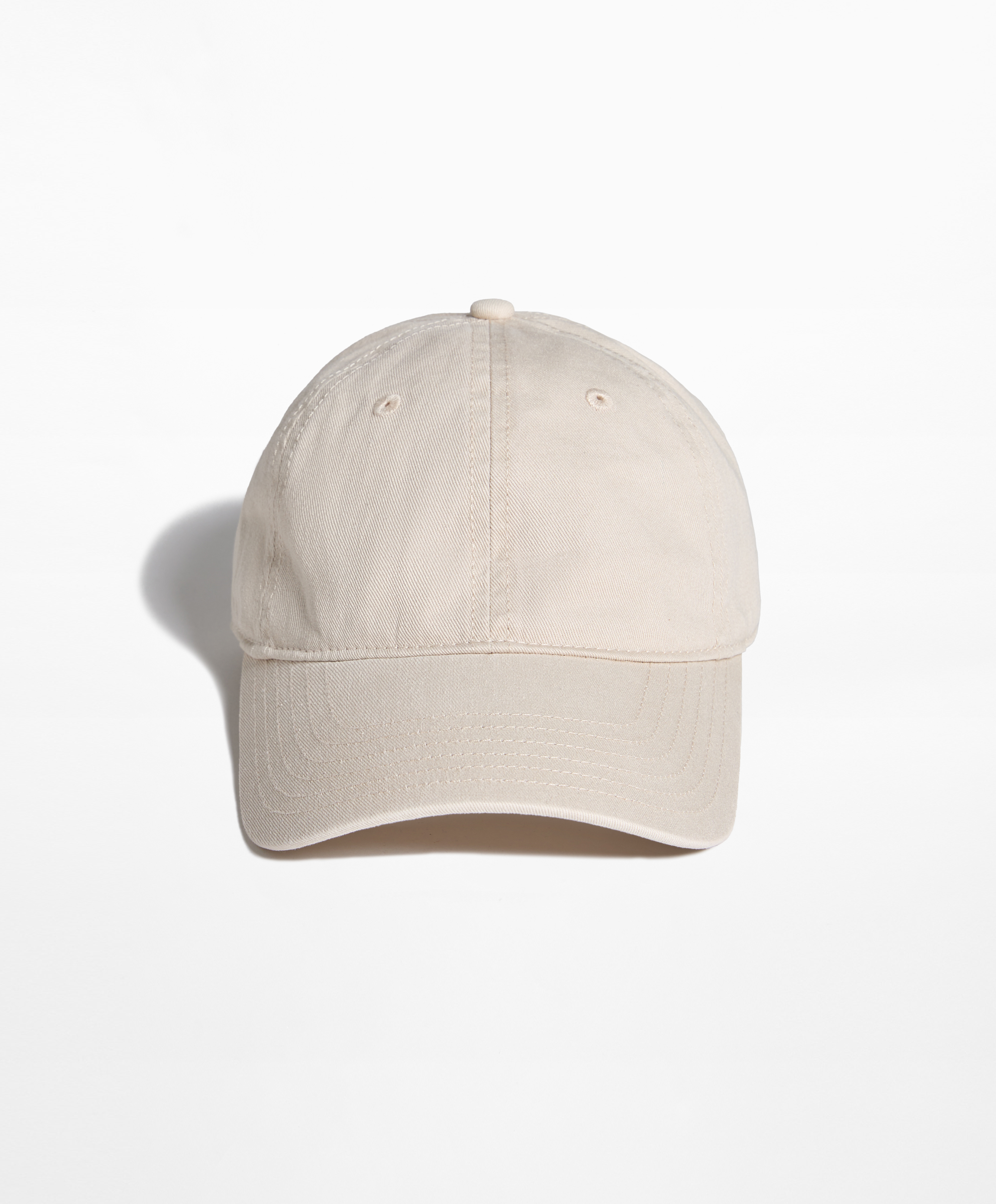 Washed-effect 100% cotton cap