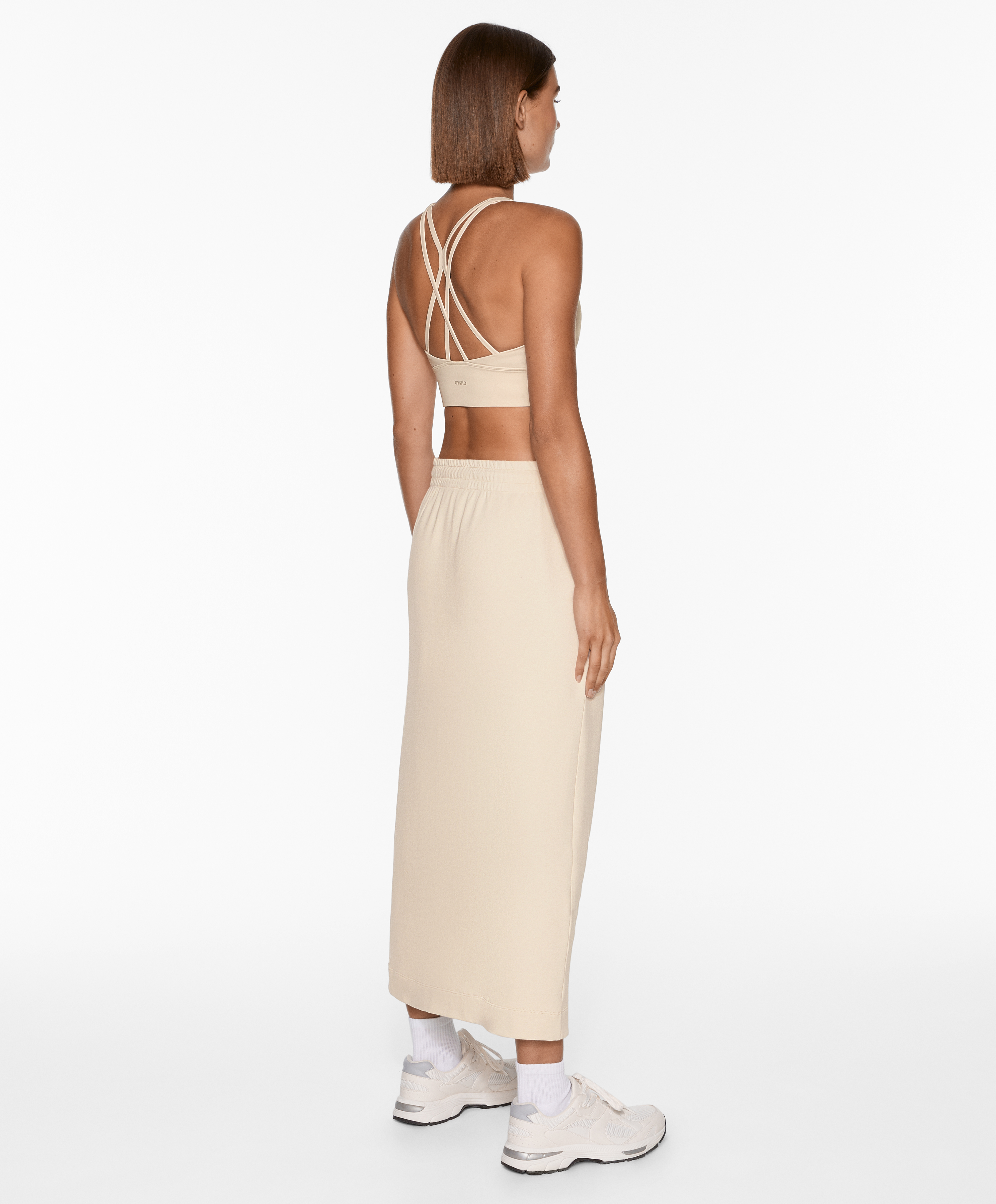 Midi skirt with modal