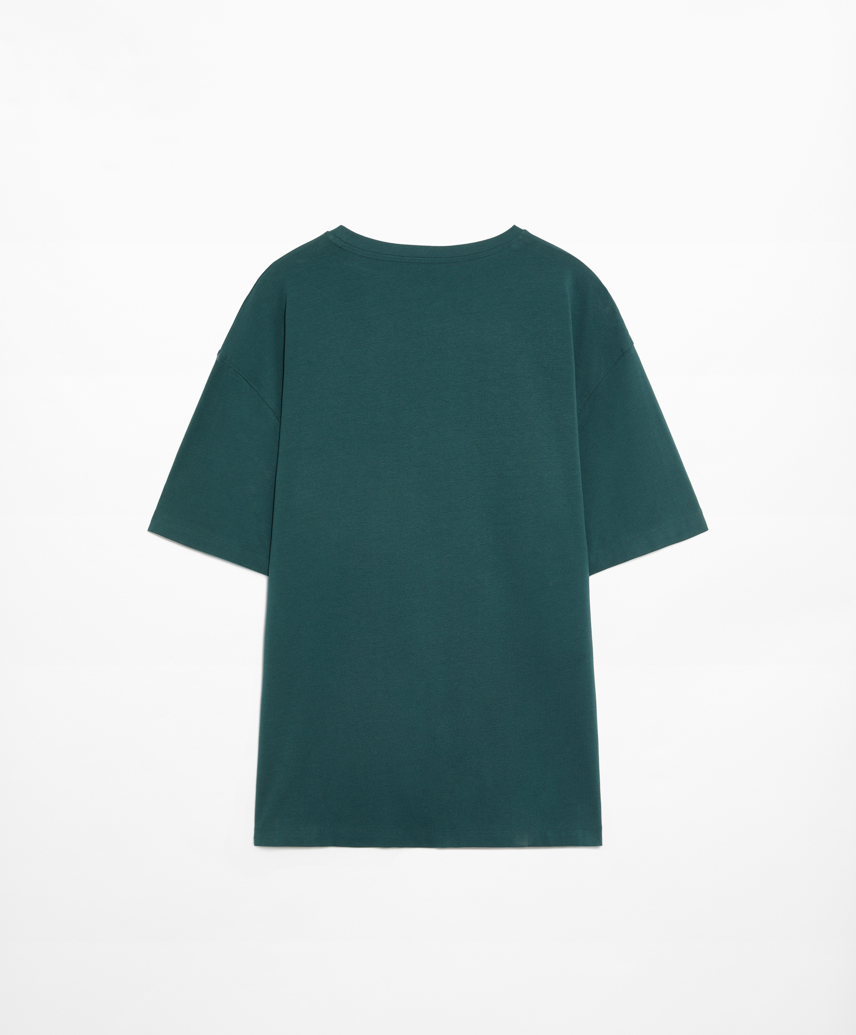 Short sleeve cotton blend T-shirt