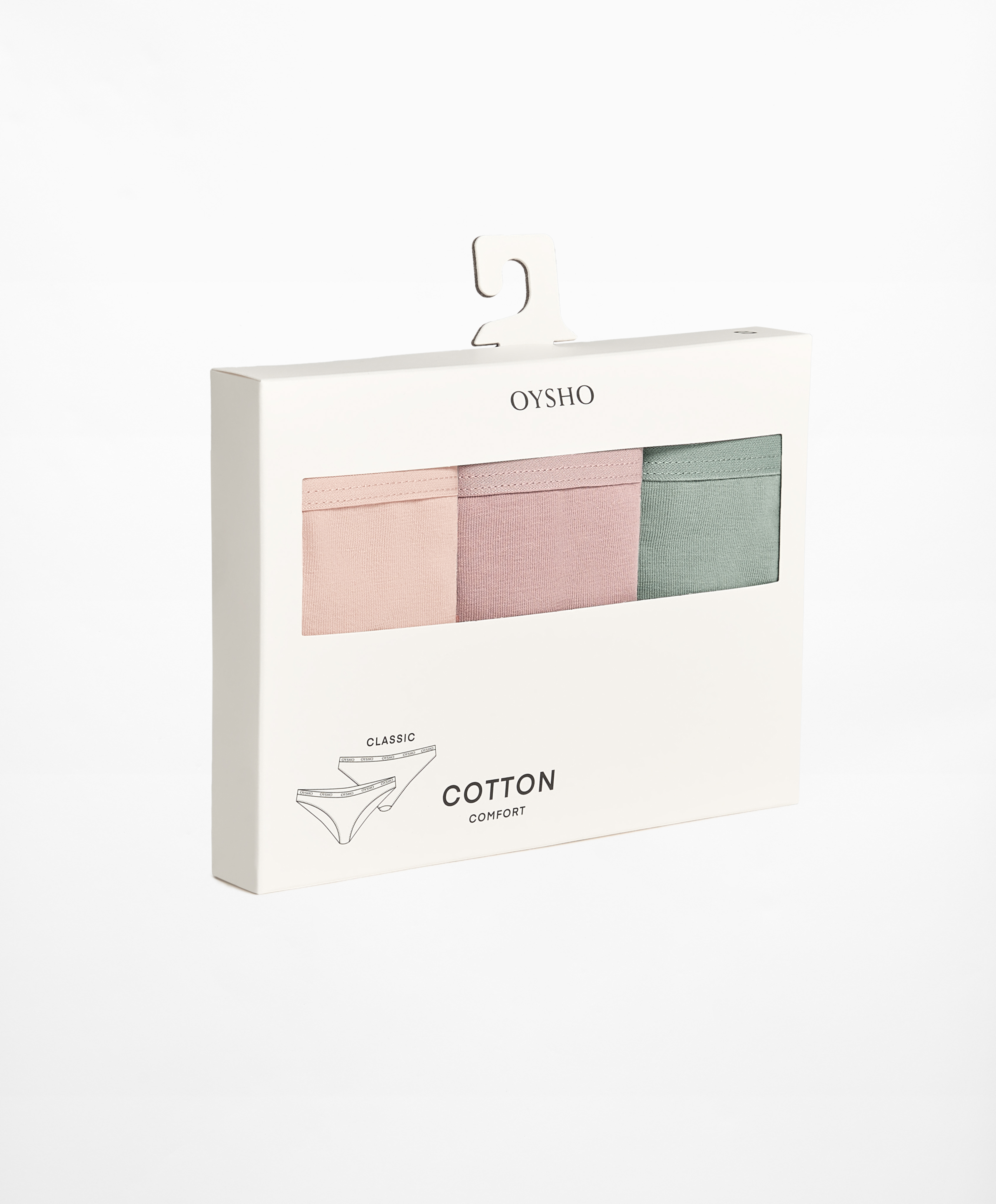 3 cotton blend classic briefs with logo