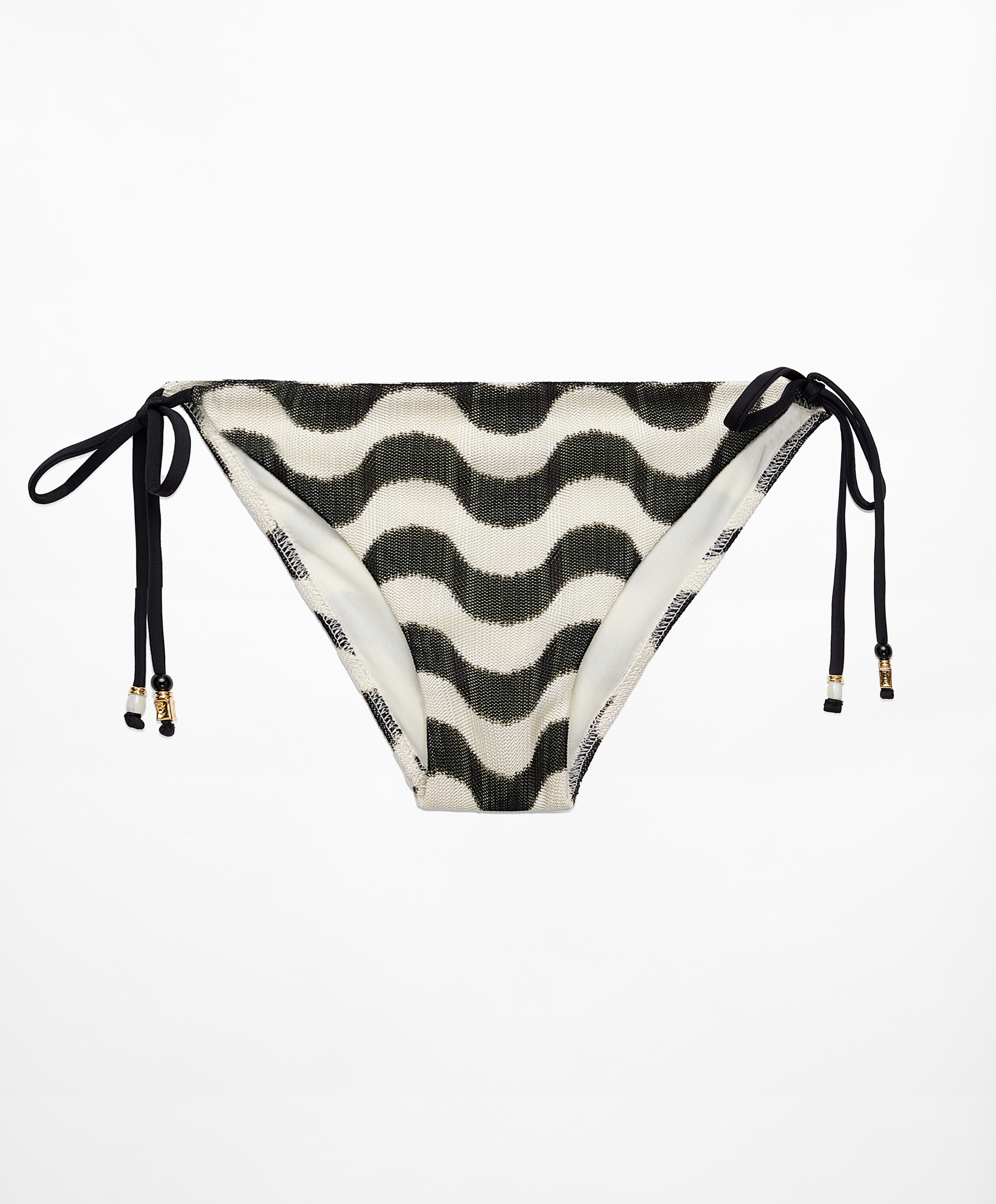 Medium-coverage crochet bikini briefs with ties