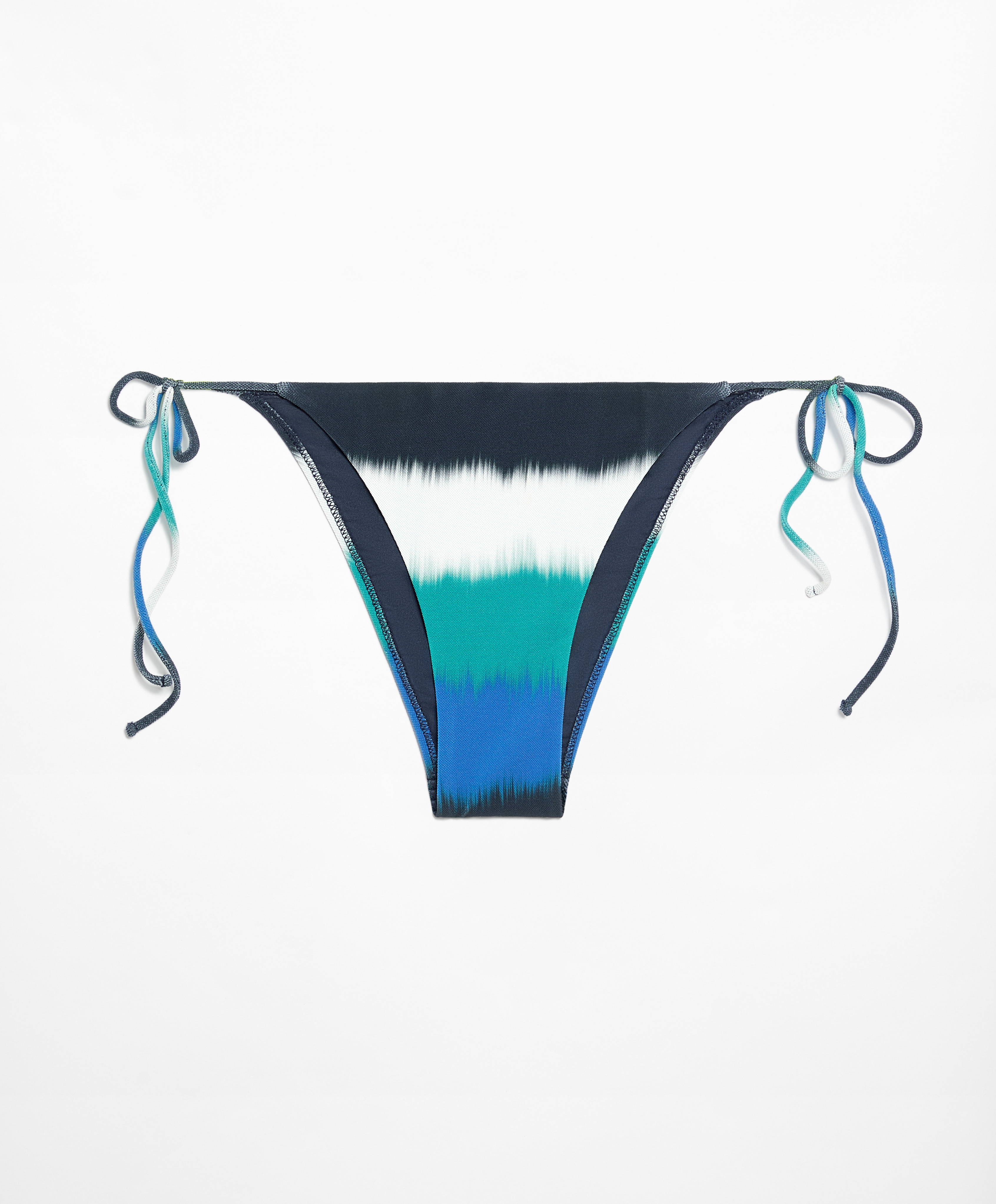 Medium-coverage tie dye tie bikini briefs
