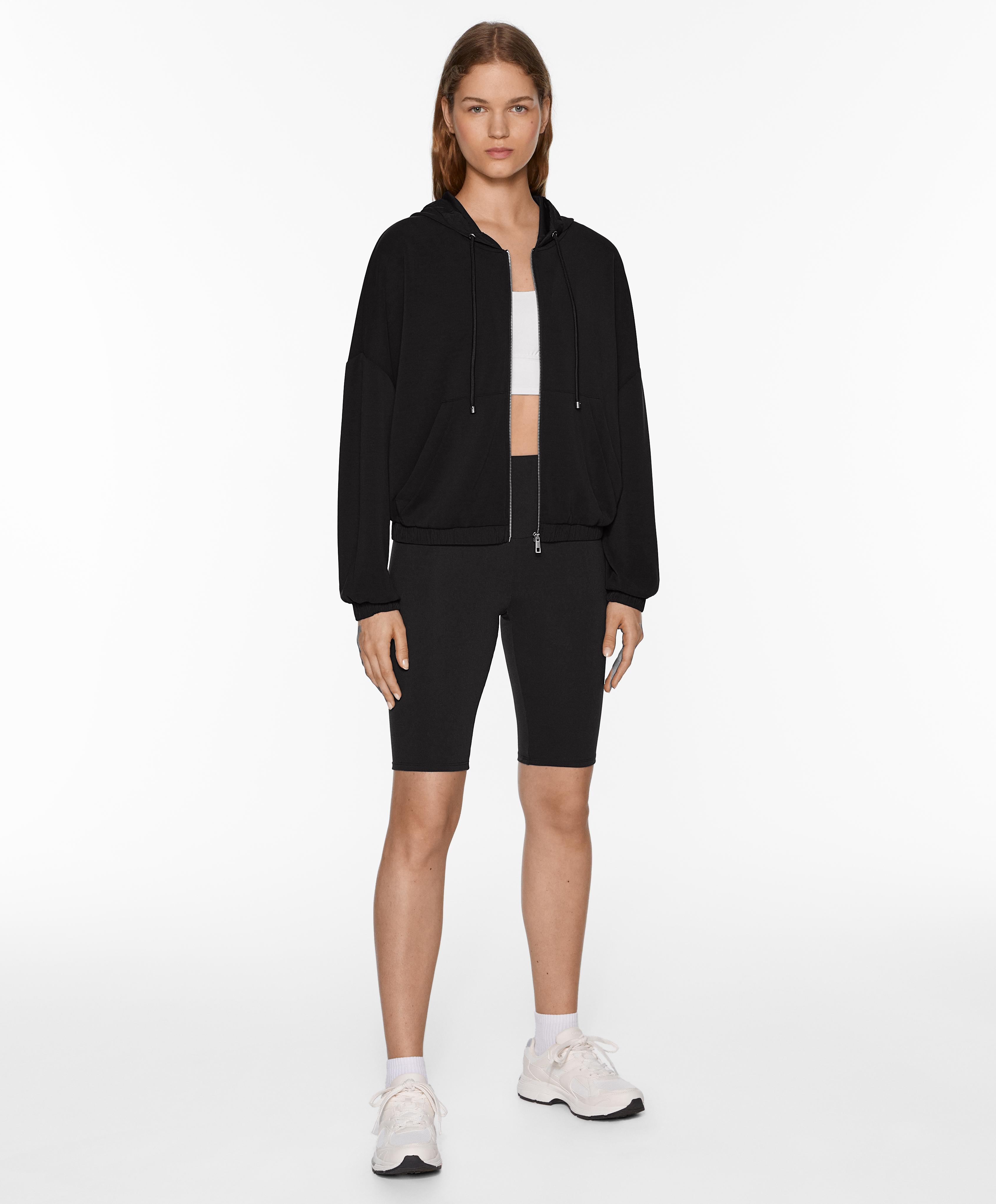 Zip-through modal jacket