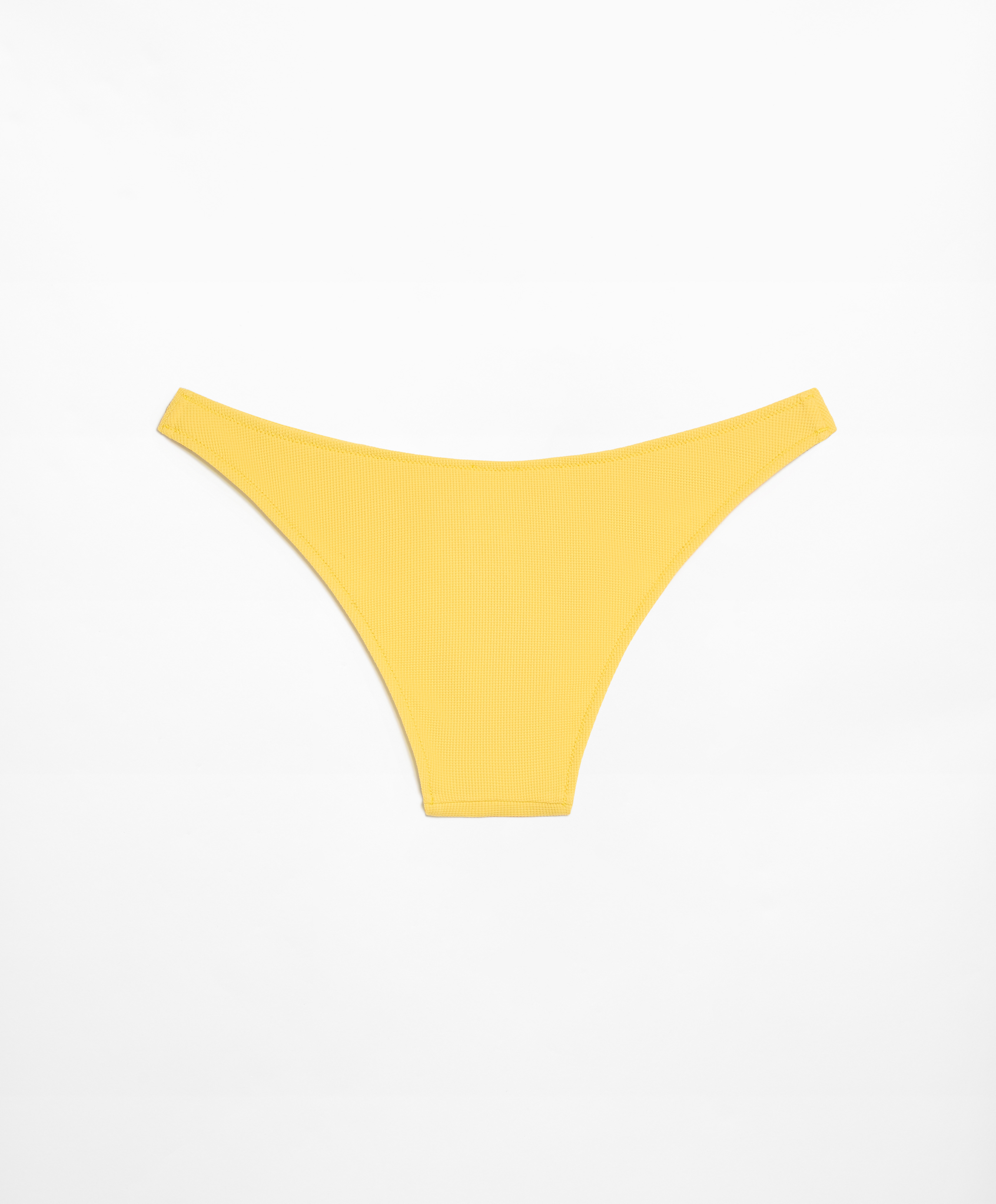 U-cut piqué medium-coverage bikini briefs
