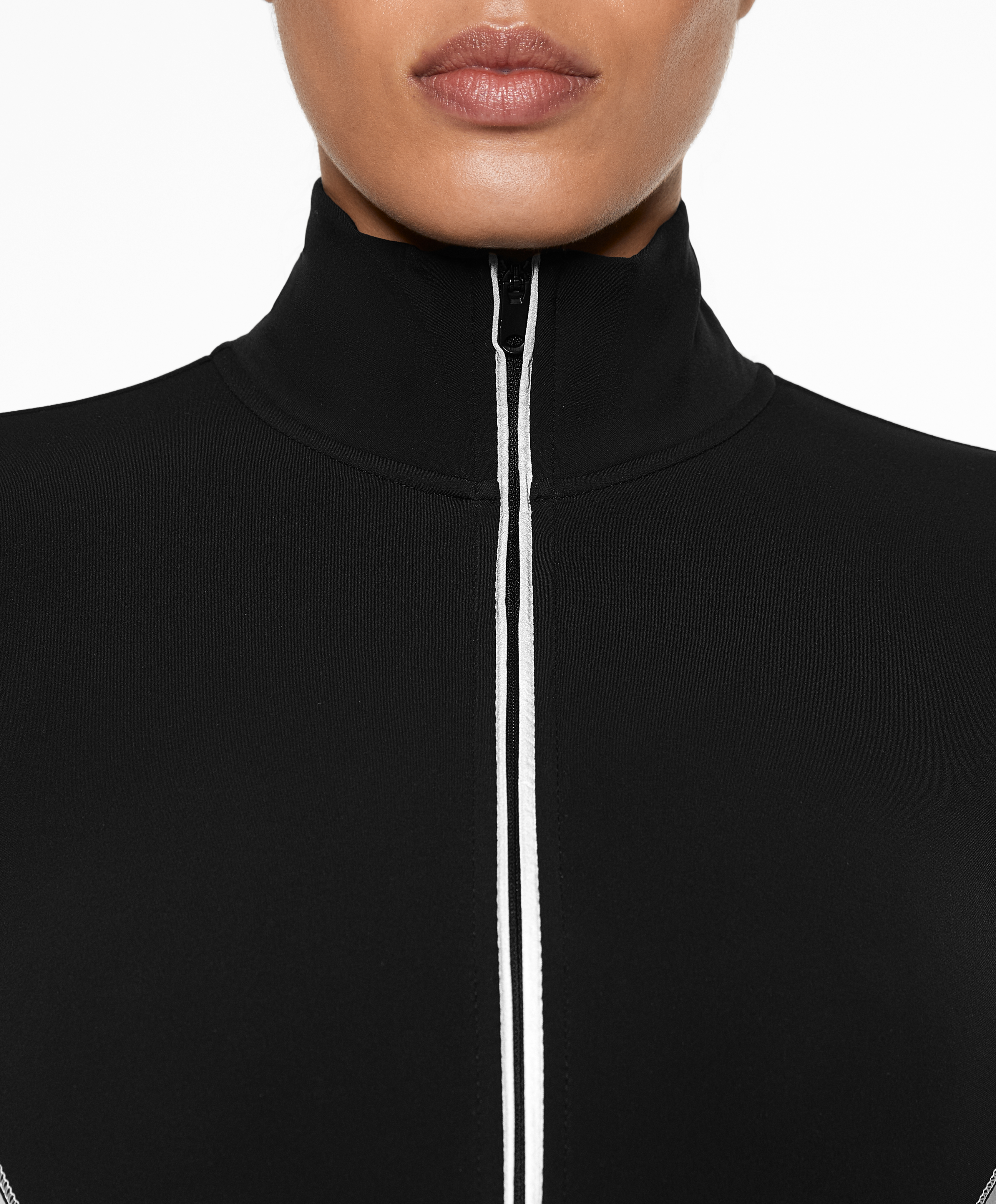 Panel detail technical jacket for running