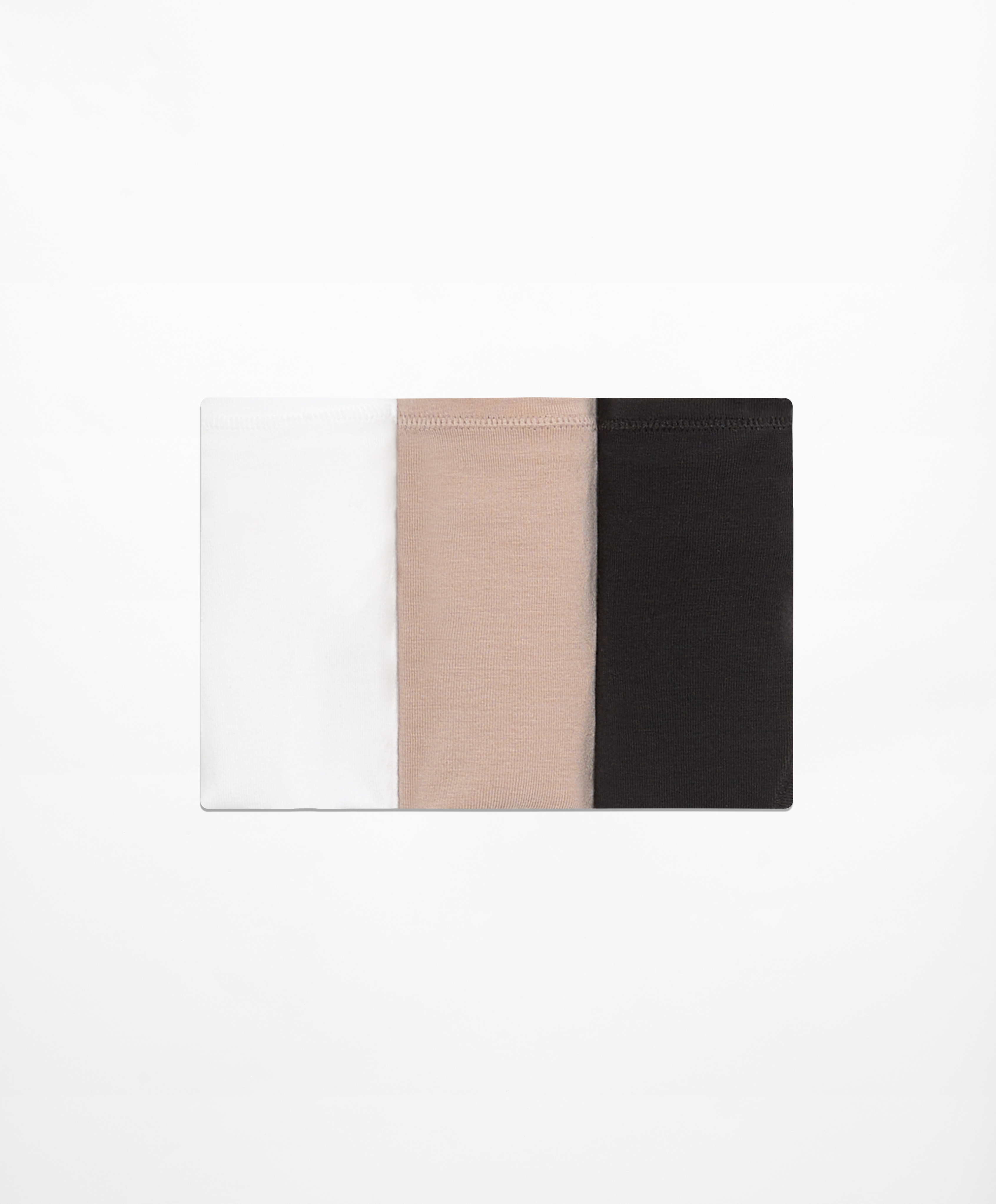 3 cotton blend thongs