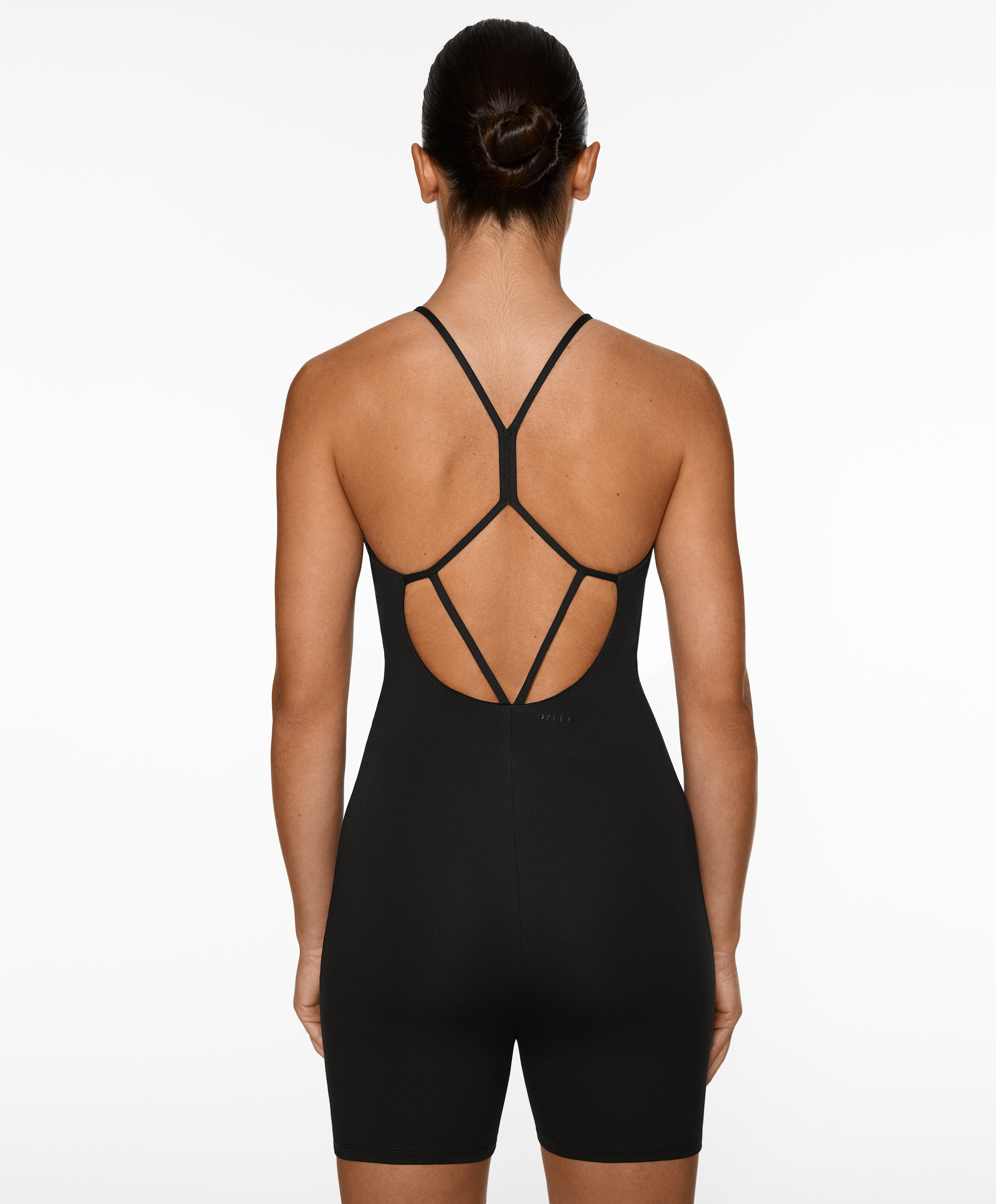 Open-back Comfortlux short jumpsuit