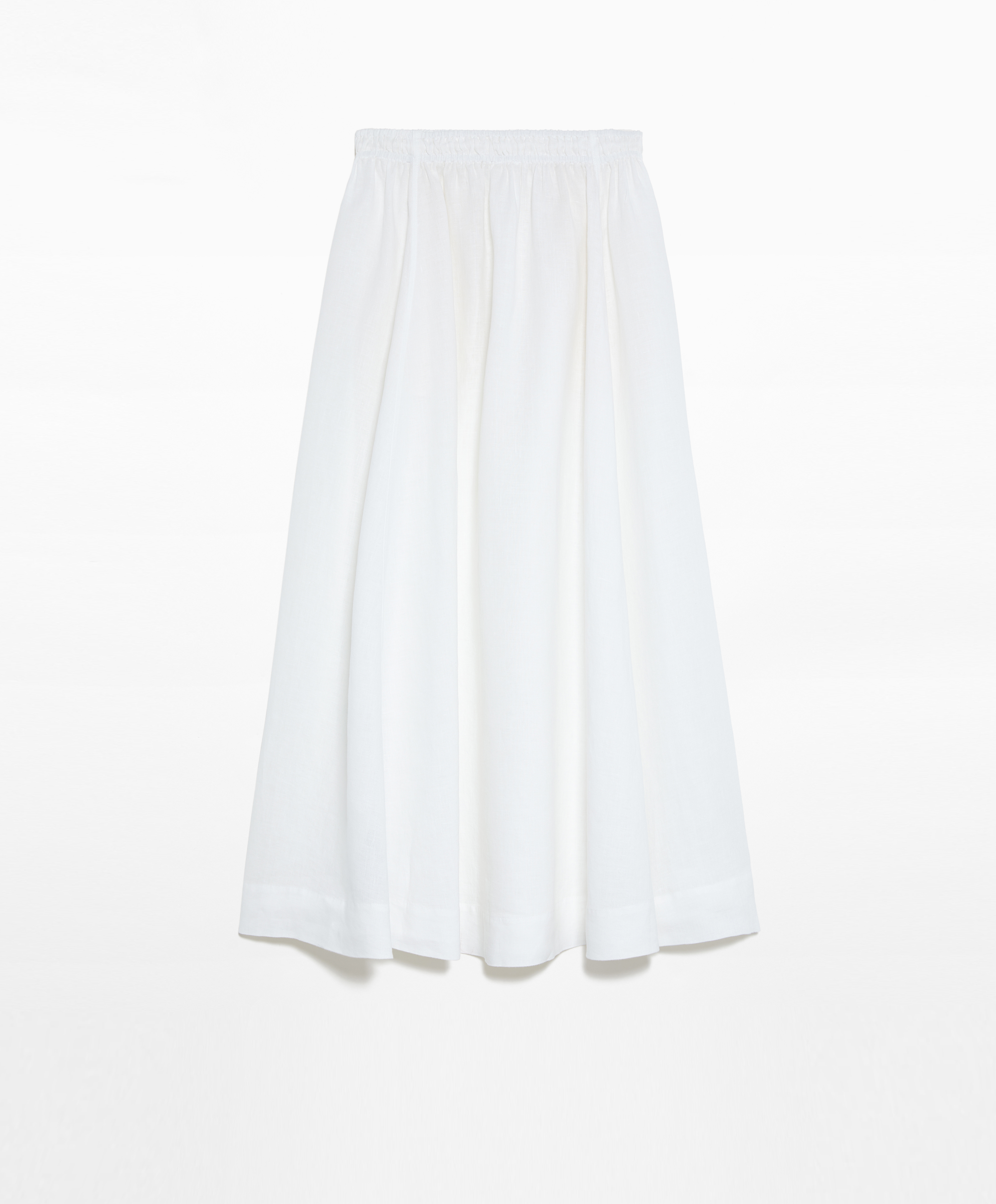 Long 100% linen skirt
