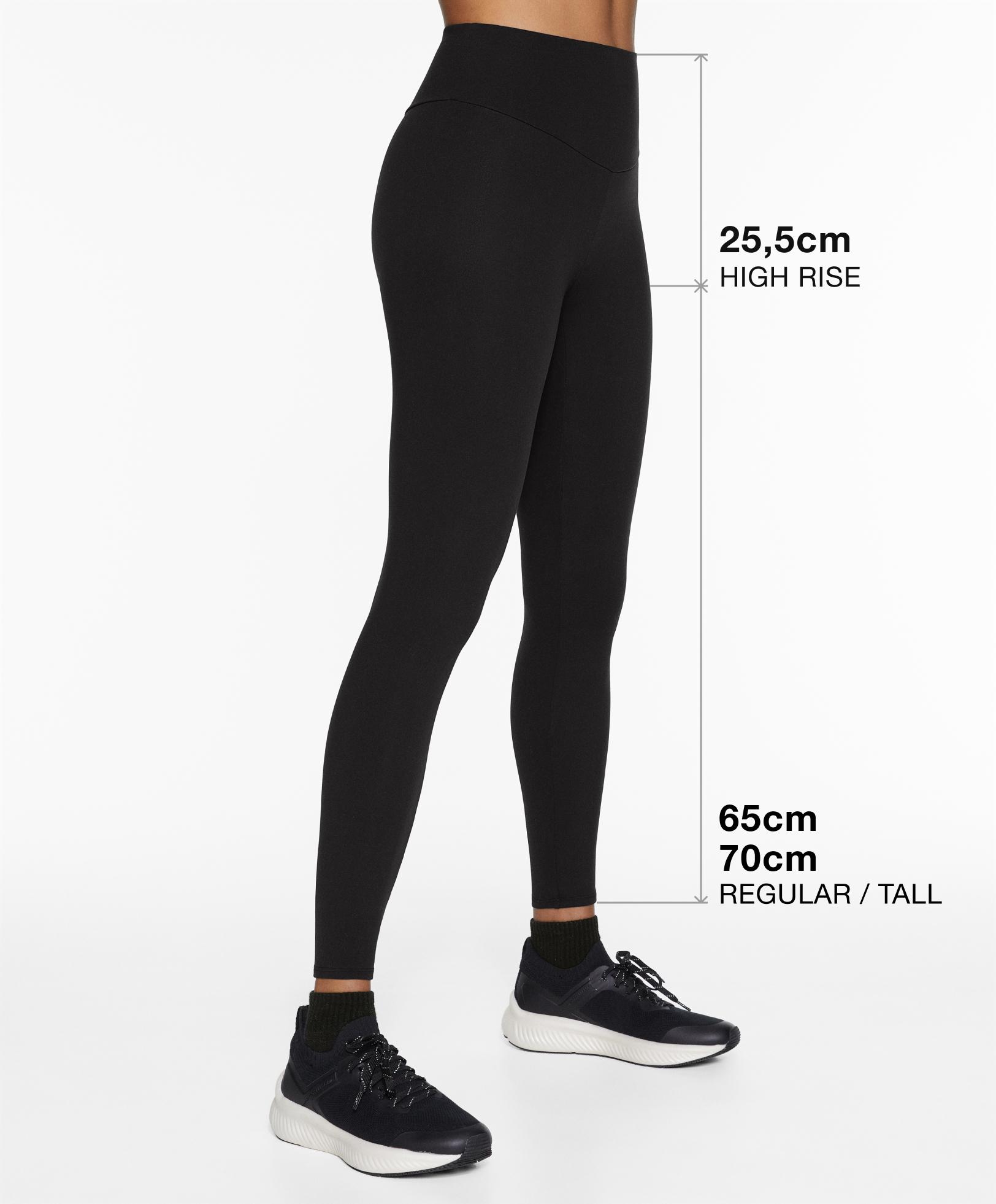 Comfortlux high-rise ankle-length leggings