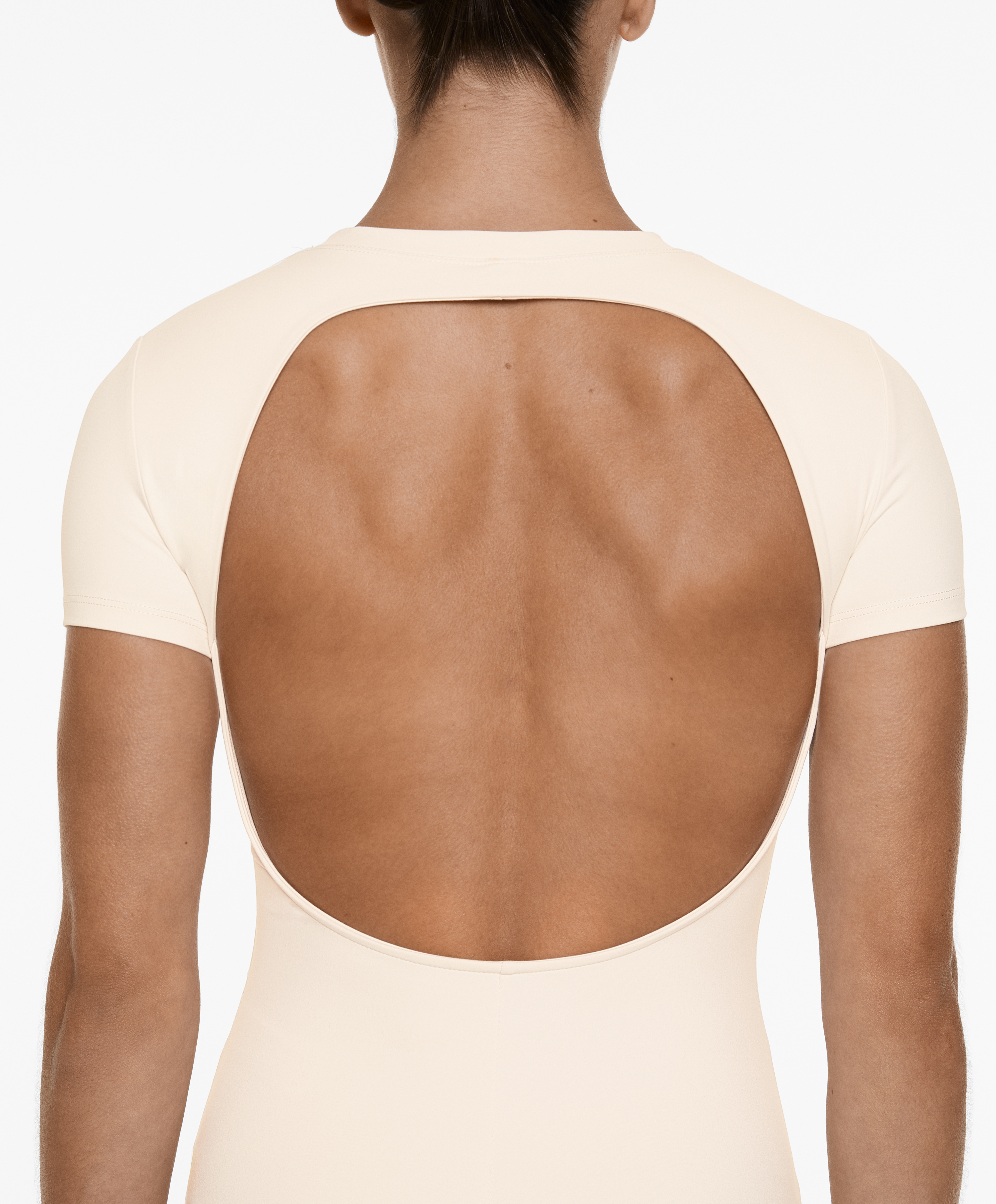 Open-back Comfortlux short jumpsuit