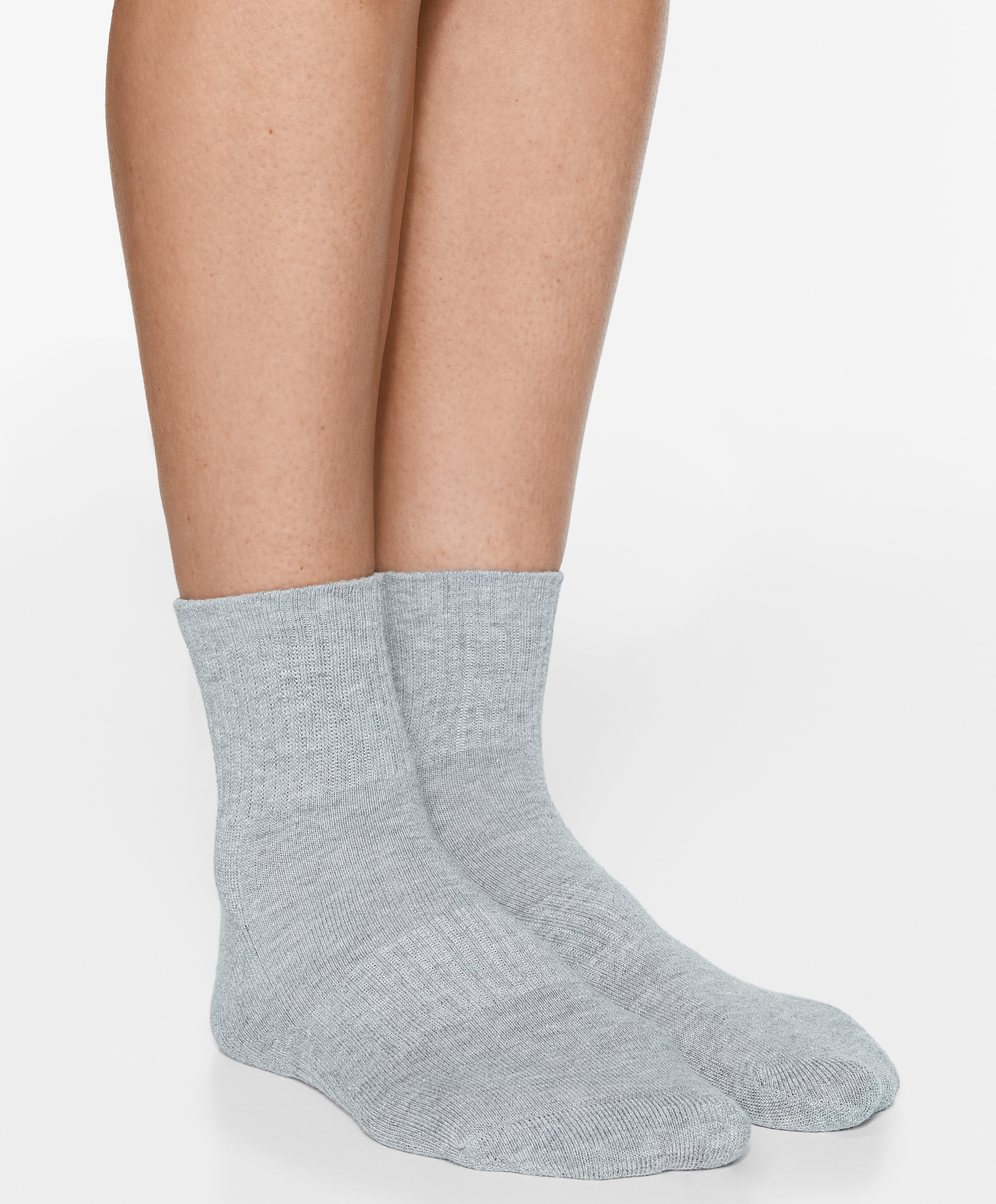 3 pairs of cotton blend quarter sports socks