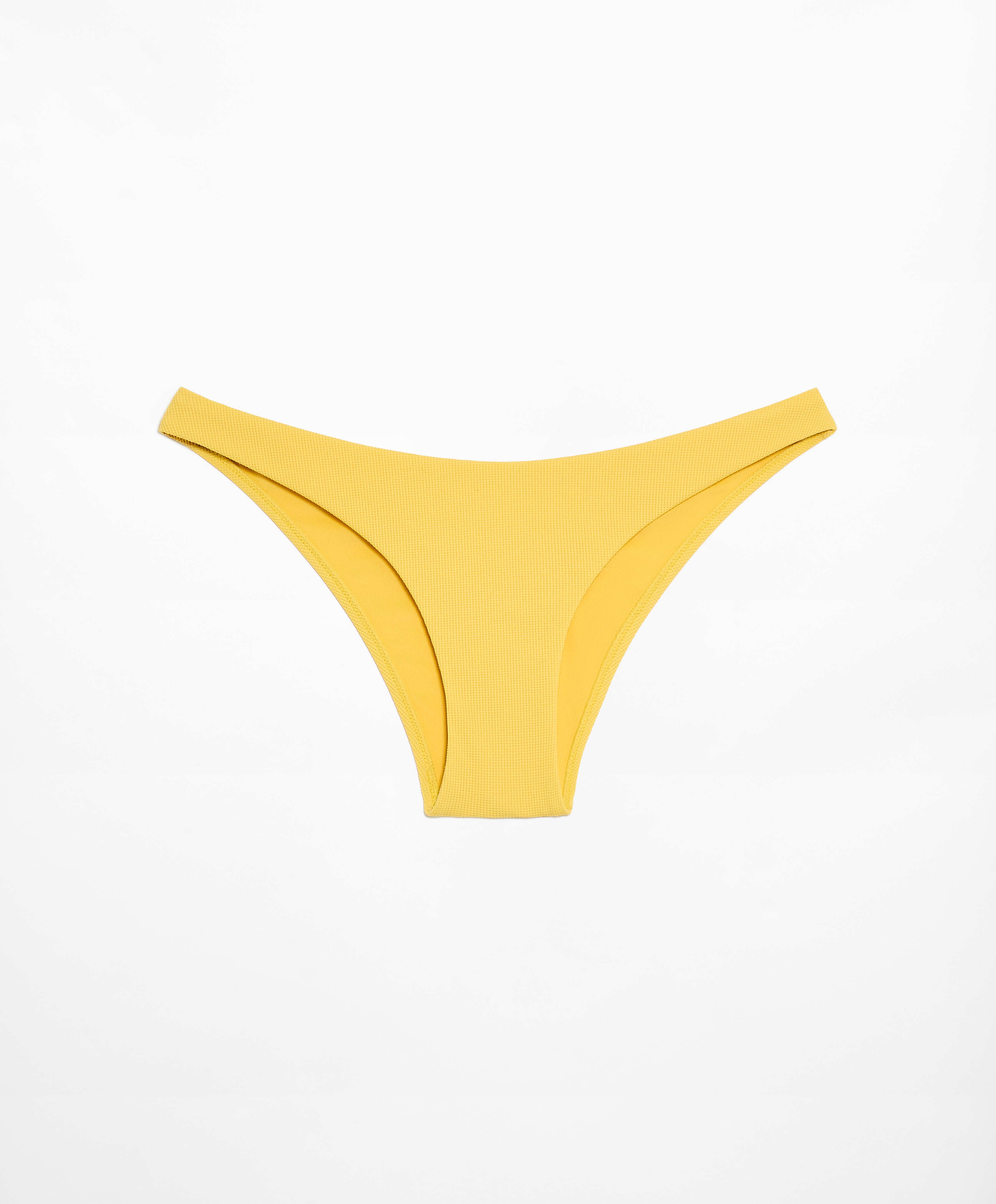 U-cut piqué medium-coverage bikini briefs