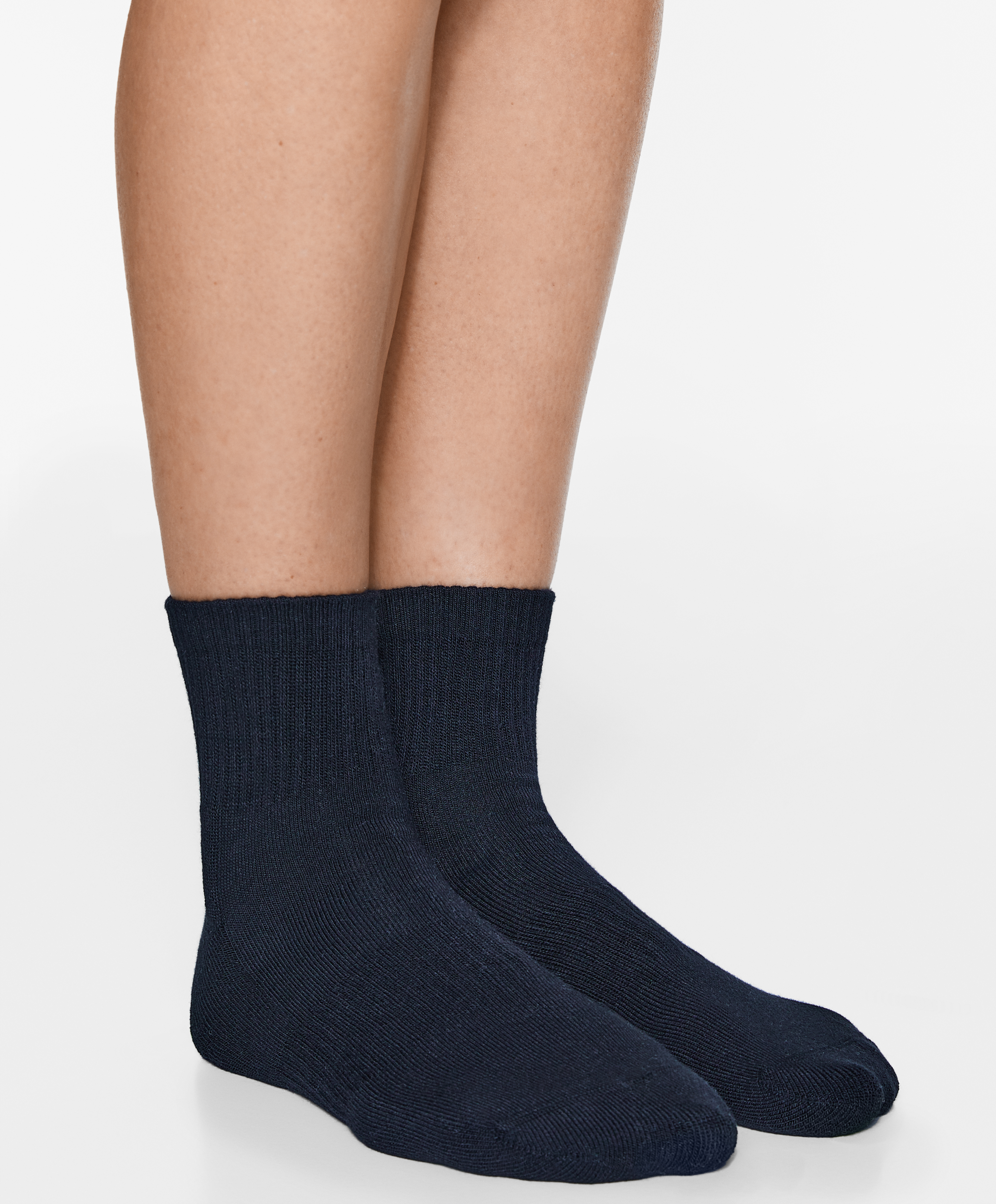 3 pairs of cotton blend quarter sports socks
