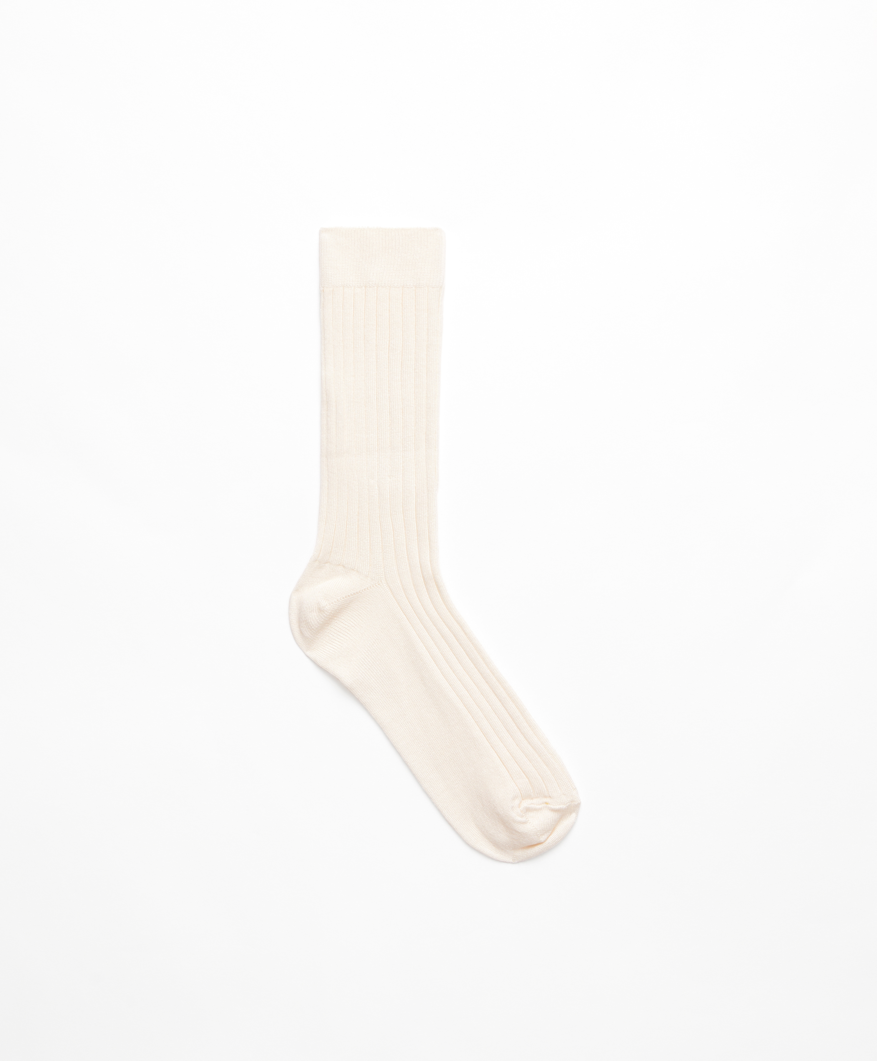 Rib silk classic socks