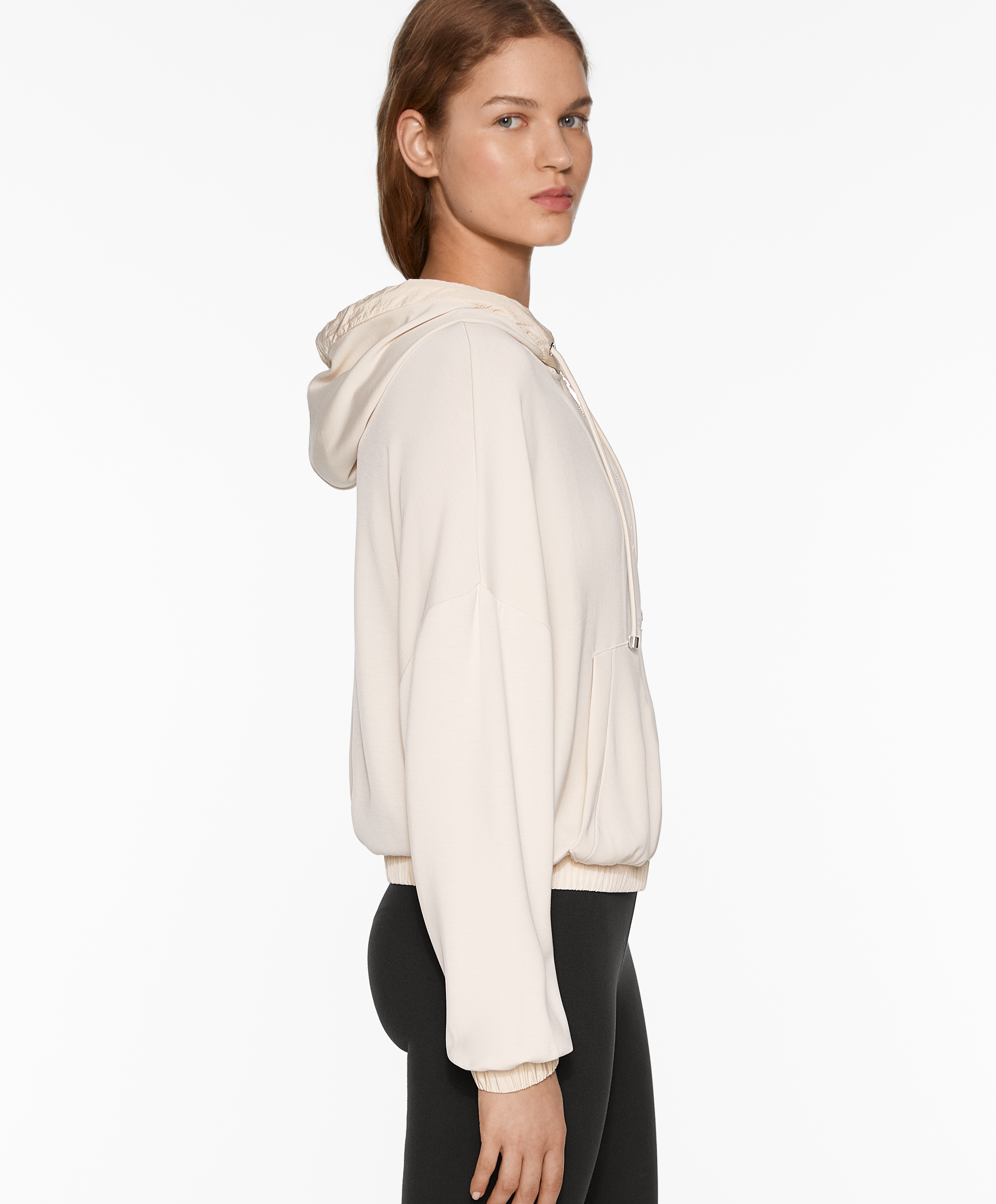 Zip-through modal jacket