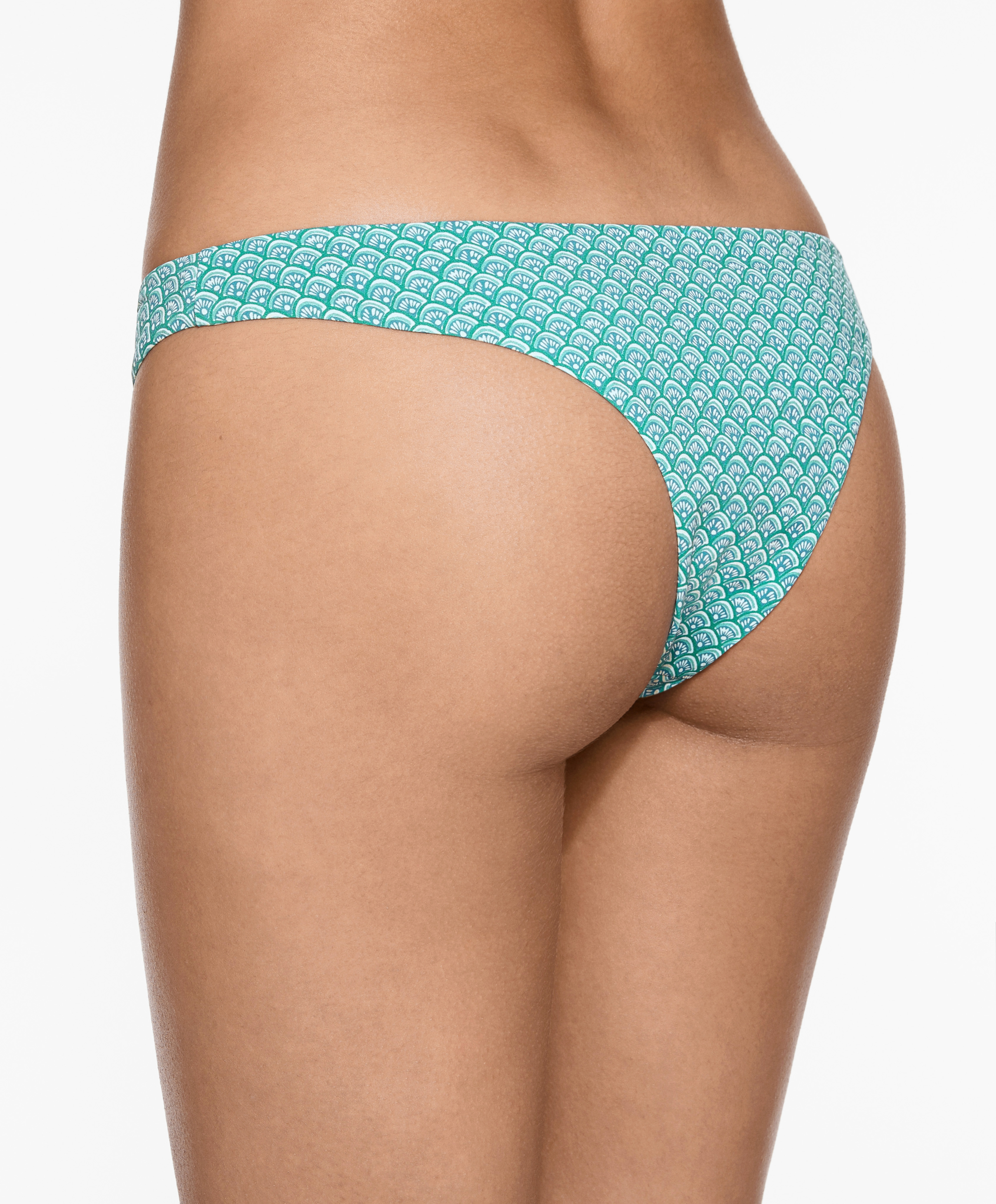 U-cut Brazilian bikini briefs